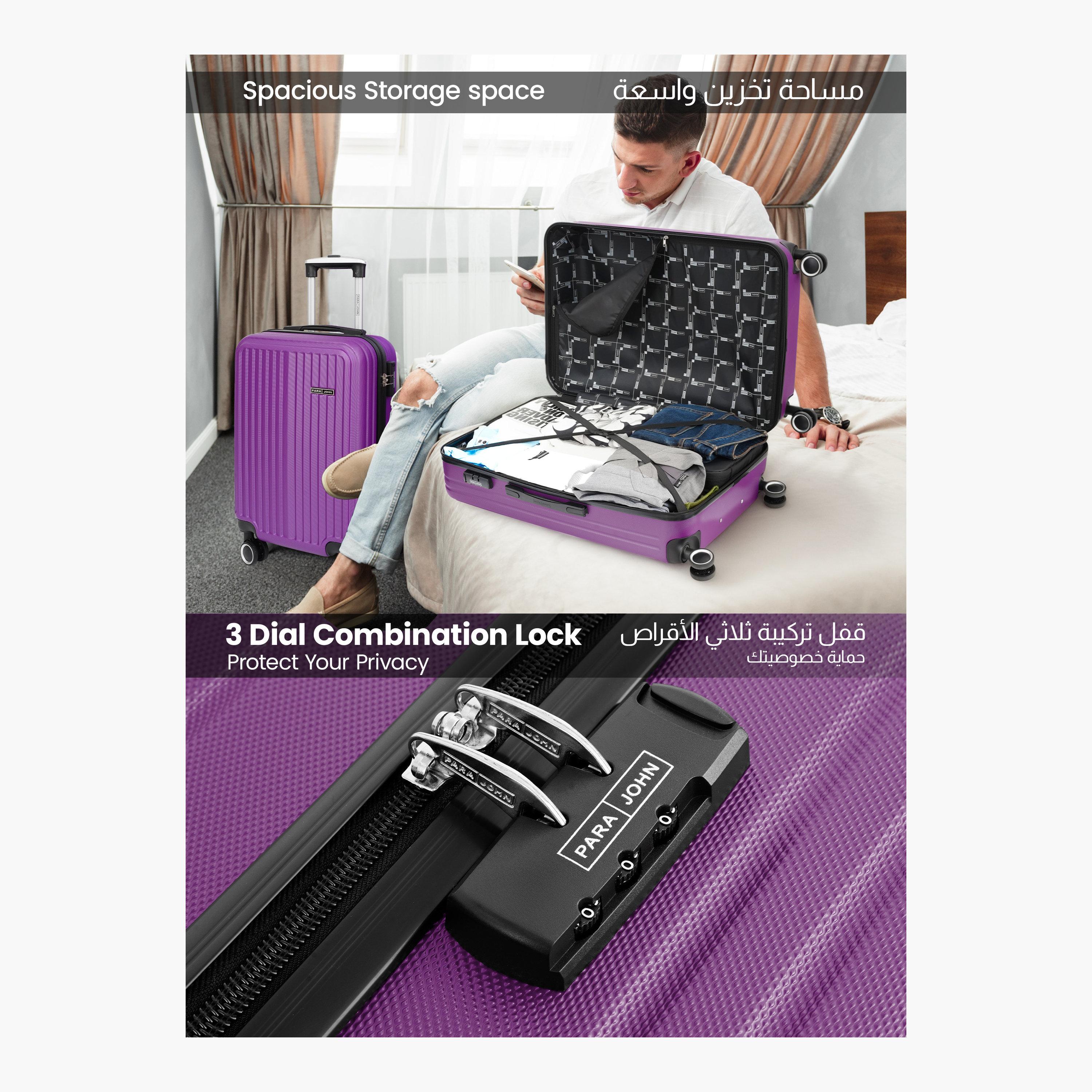 Para John Vertex 76 CM Large Check-in ABS Hard Sided 4-Wheeler Spinner Trolley Bag with Combination Lock | PJTR2045-28-travel-luggagesandbags-luggage-image-21