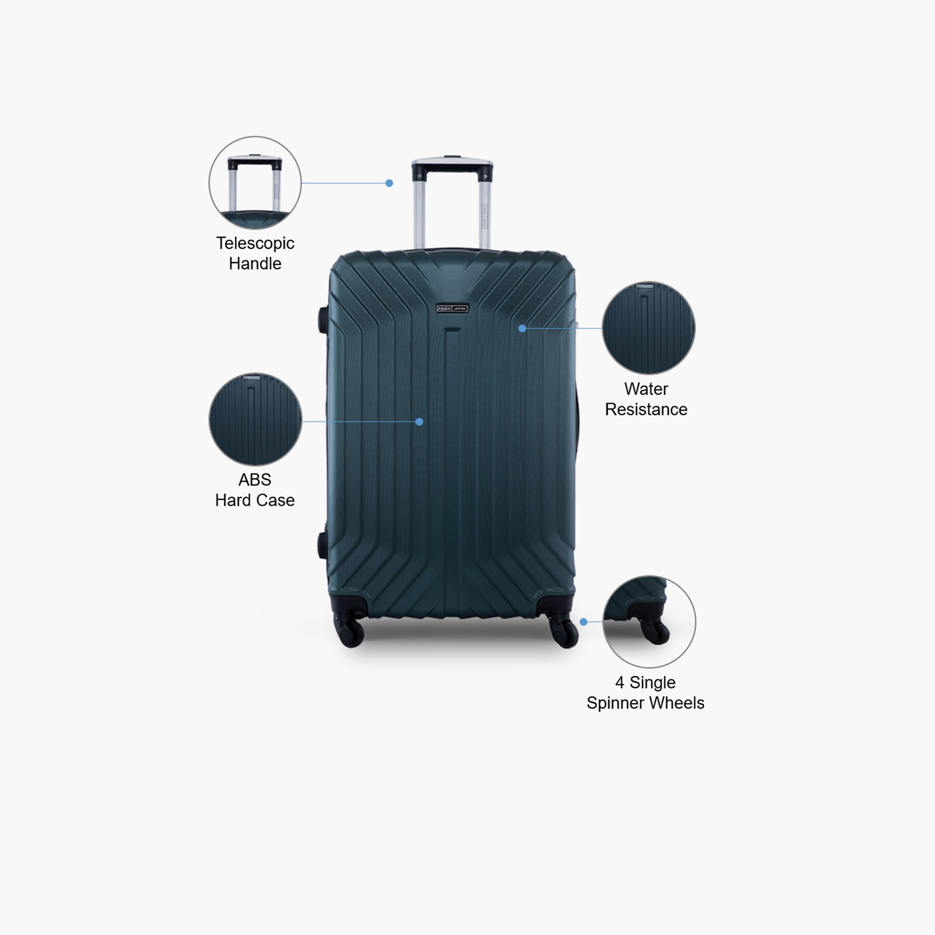Para John Noir 76 CM Large Check-in ABS Hard Sided 4-Wheeler Spinner Trolley Bag with Combination Lock | PJTR2047-28-travel-luggagesandbags-luggage-image-3