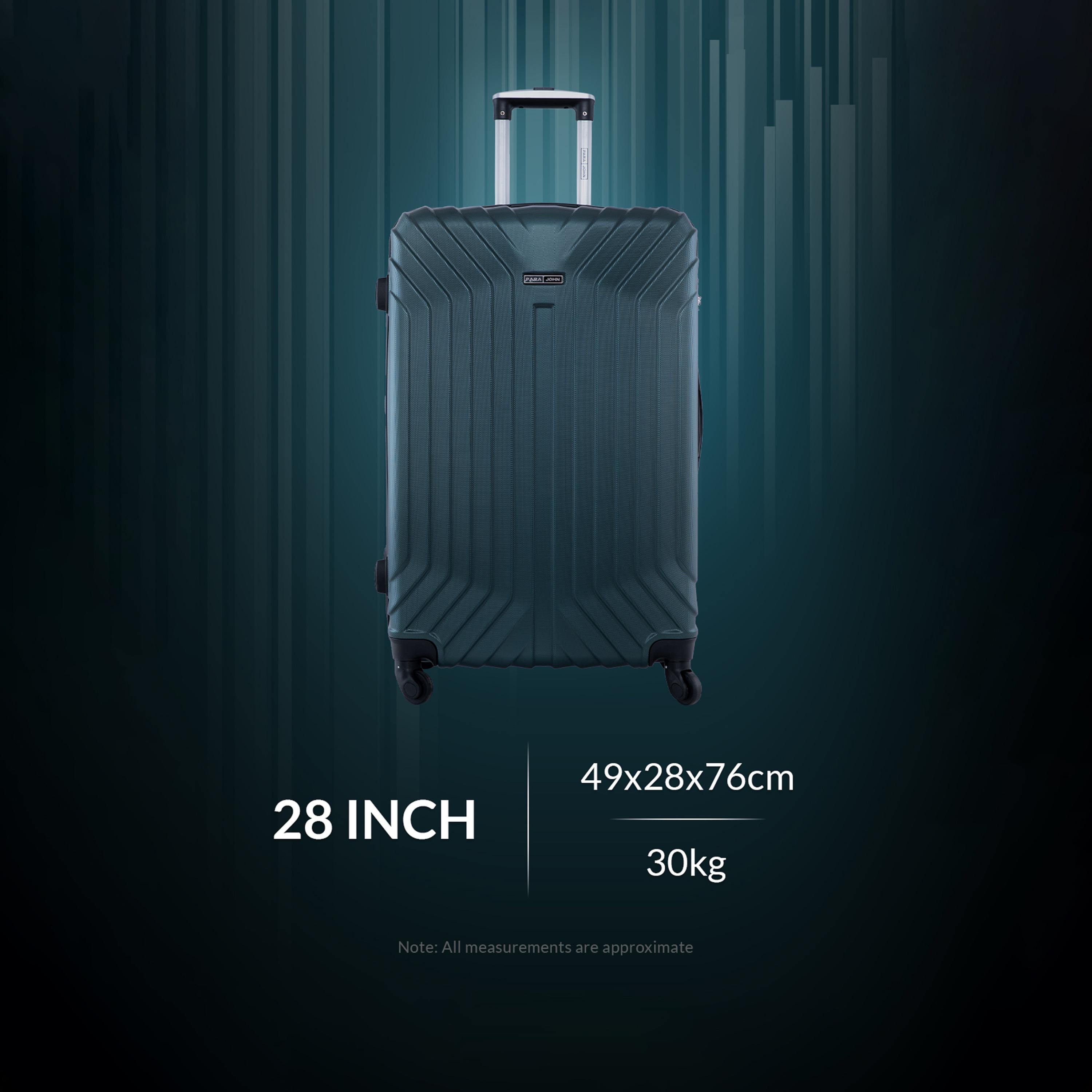 Para John Noir 76 CM Large Check-in ABS Hard Sided 4-Wheeler Spinner Trolley Bag with Combination Lock | PJTR2047-28-travel-luggagesandbags-luggage-image-6