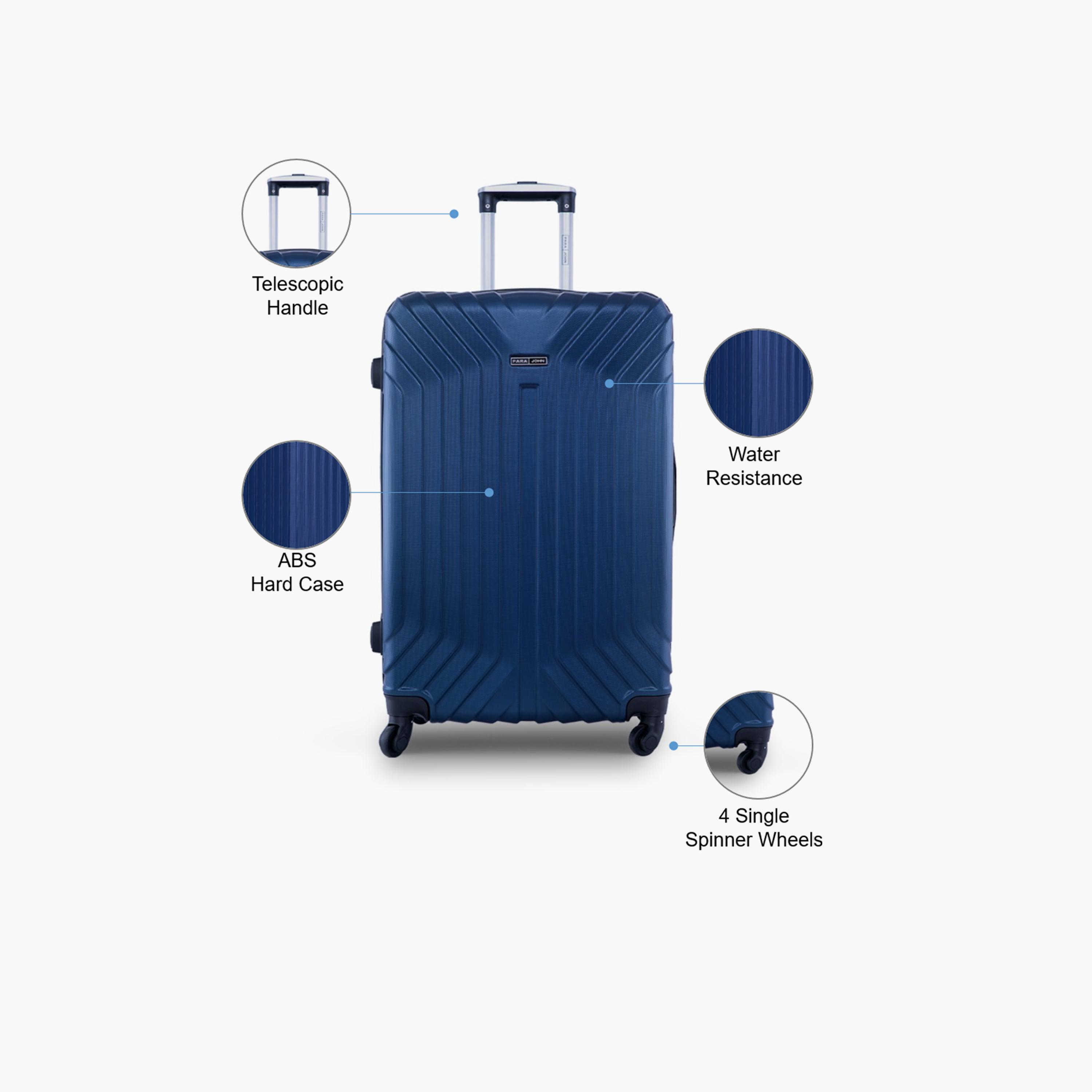 Para John Noir 76 CM Large Check-in ABS Hard Sided 4-Wheeler Spinner Trolley Bag with Combination Lock | PJTR2047-28-travel-luggagesandbags-luggage-image-3