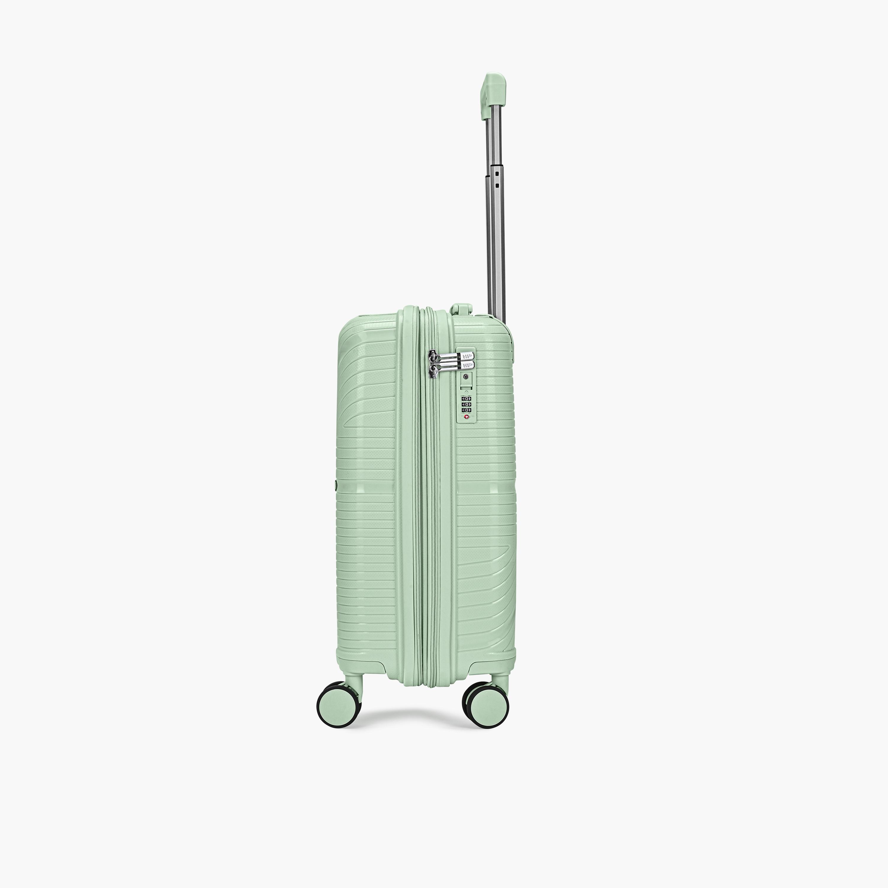 VIP Retreat Set of 3 Polypropylene Hard Sided 4-Wheeler Spinner Trolley Bag with TSA Lock-travel-luggagesandbags-luggage-image-8