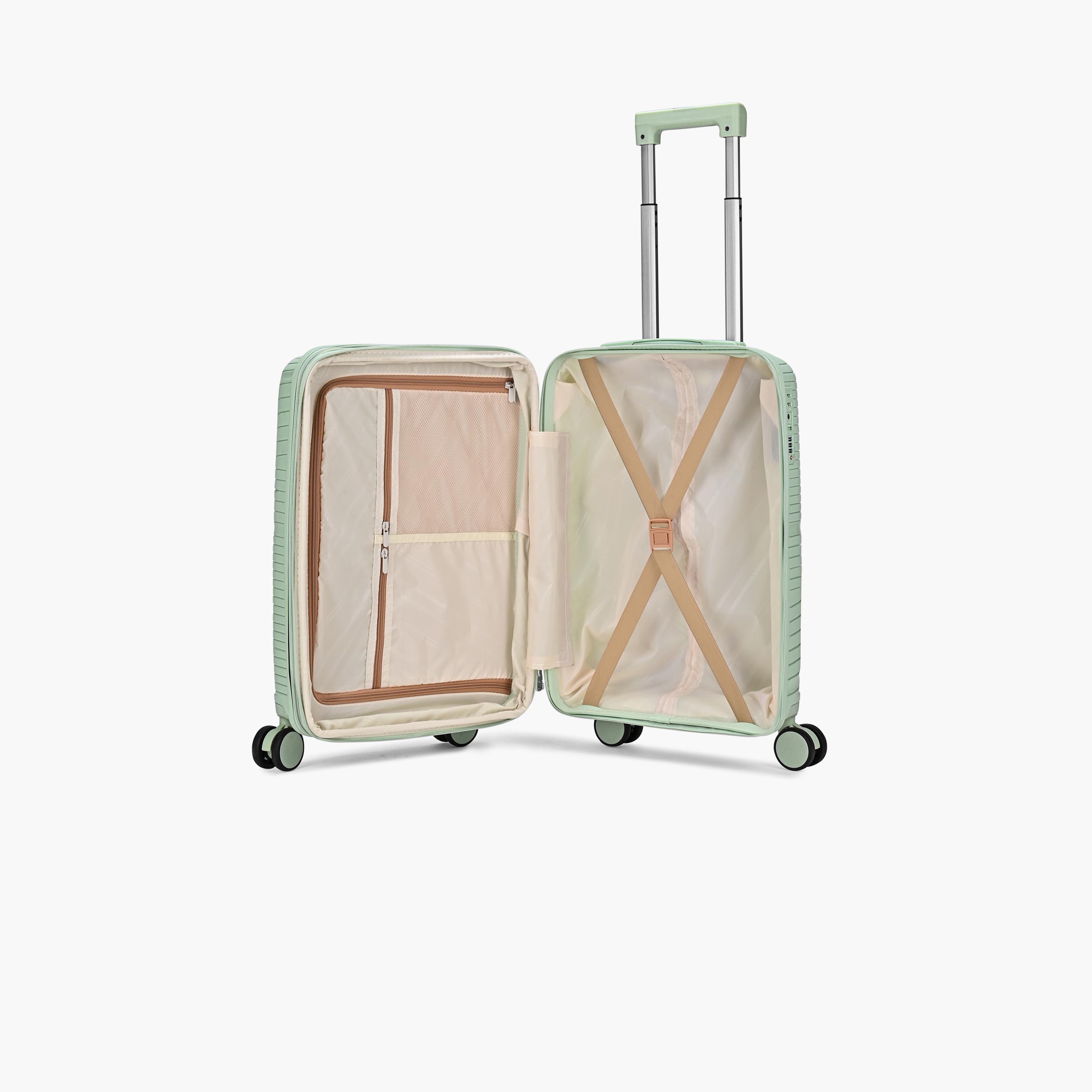 VIP Retreat 55.5 CM Small Cabin Polypropylene Hard Sided 4-Wheeler Spinner Trolley Bag with TSA Lock-travel-luggagesandbags-luggage-image-6