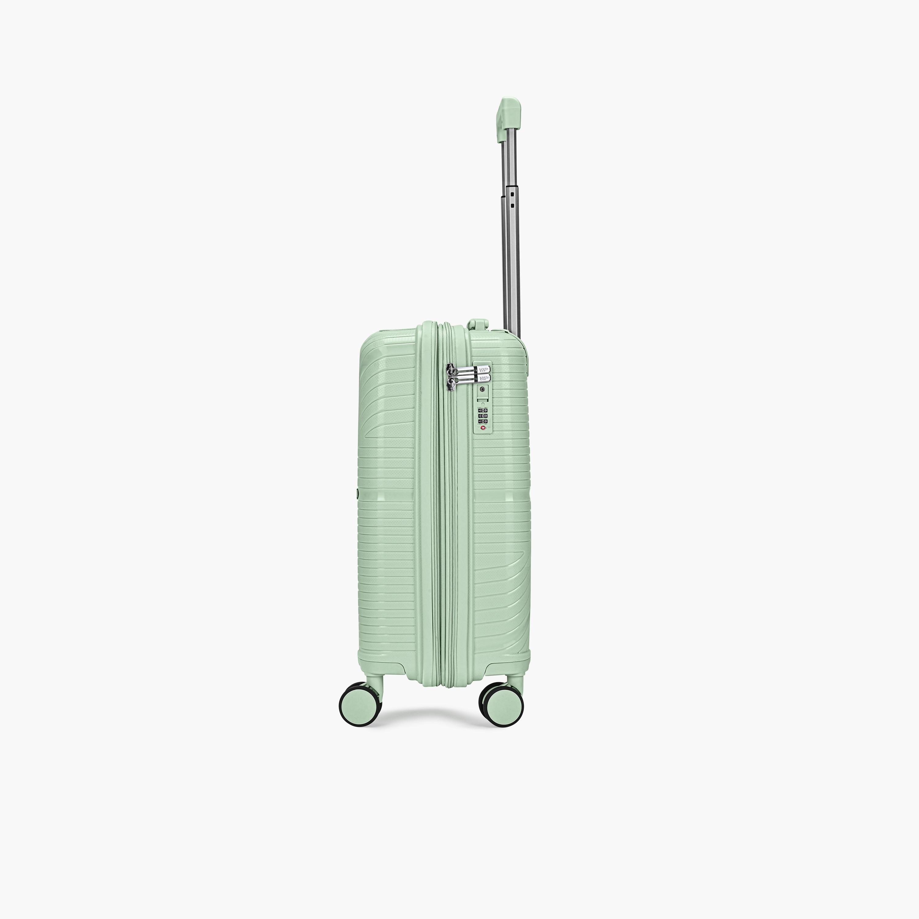 VIP Retreat 55.5 CM Small Cabin Polypropylene Hard Sided 4-Wheeler Spinner Trolley Bag with TSA Lock-travel-luggagesandbags-luggage-image-8