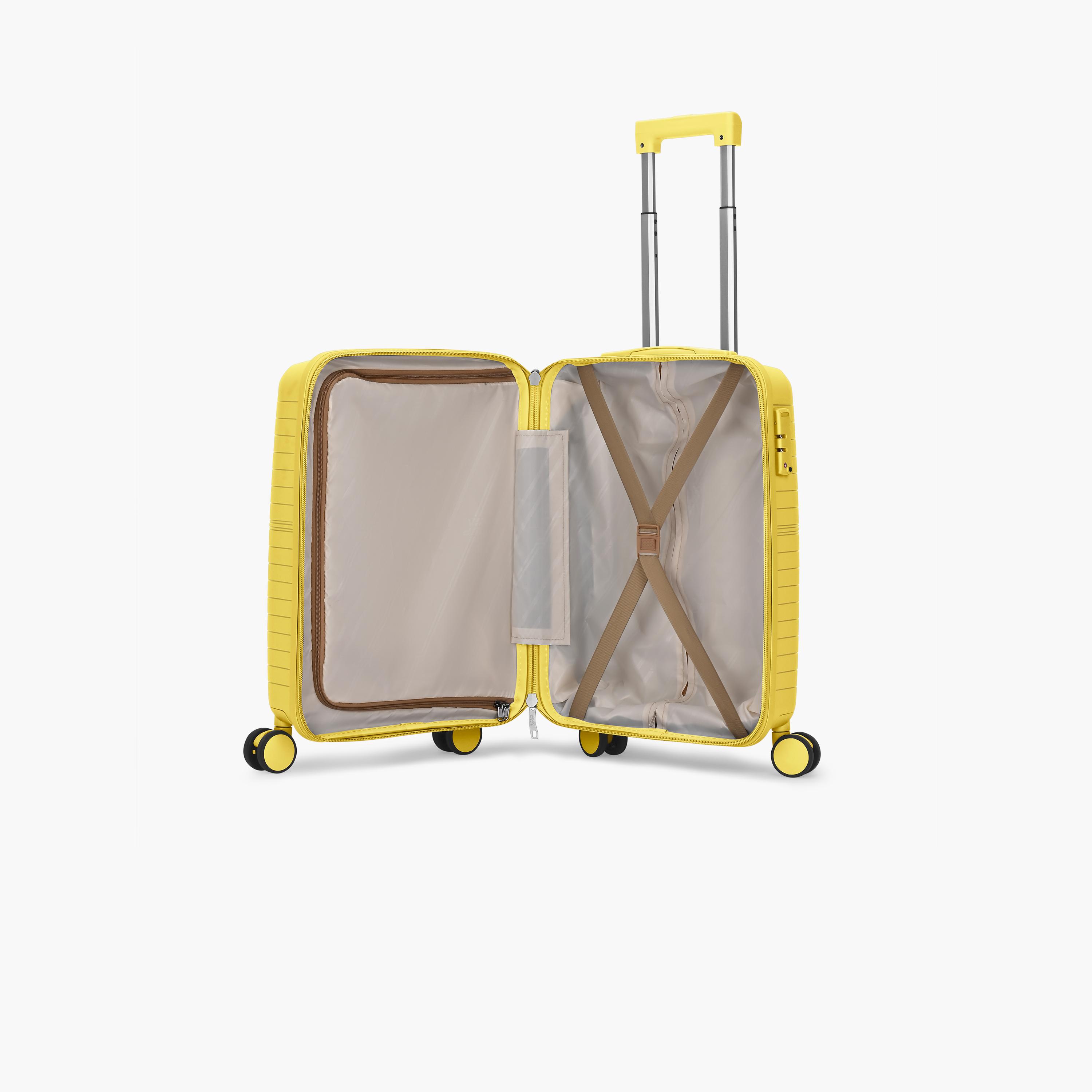 VIP Tourage Set of 3 Polypropylene Hard Sided 4-Wheeler Spinner Trolley Bag with TSA Lock-travel-luggagesandbags-luggage-image-7