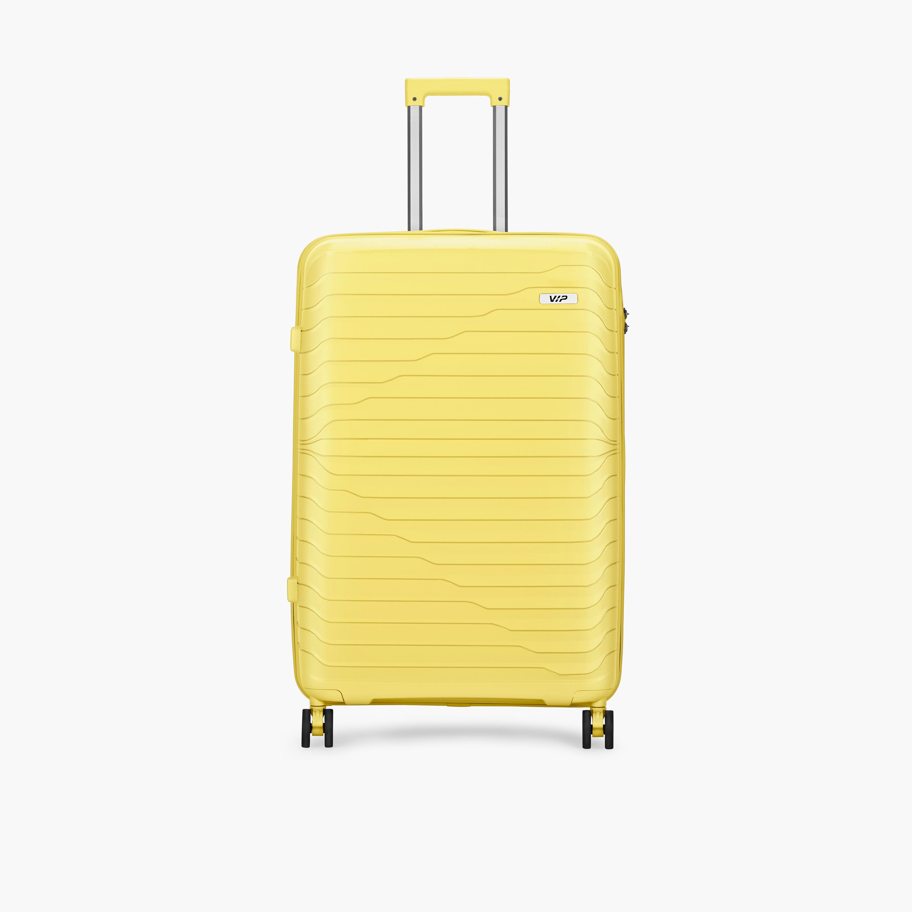VIP Tourage 76 CM Medium Check-in Polypropylene Hard Sided 4-Wheeler Spinner Trolley Bag with TSA Lock-travel-luggagesandbags-luggage-image-1