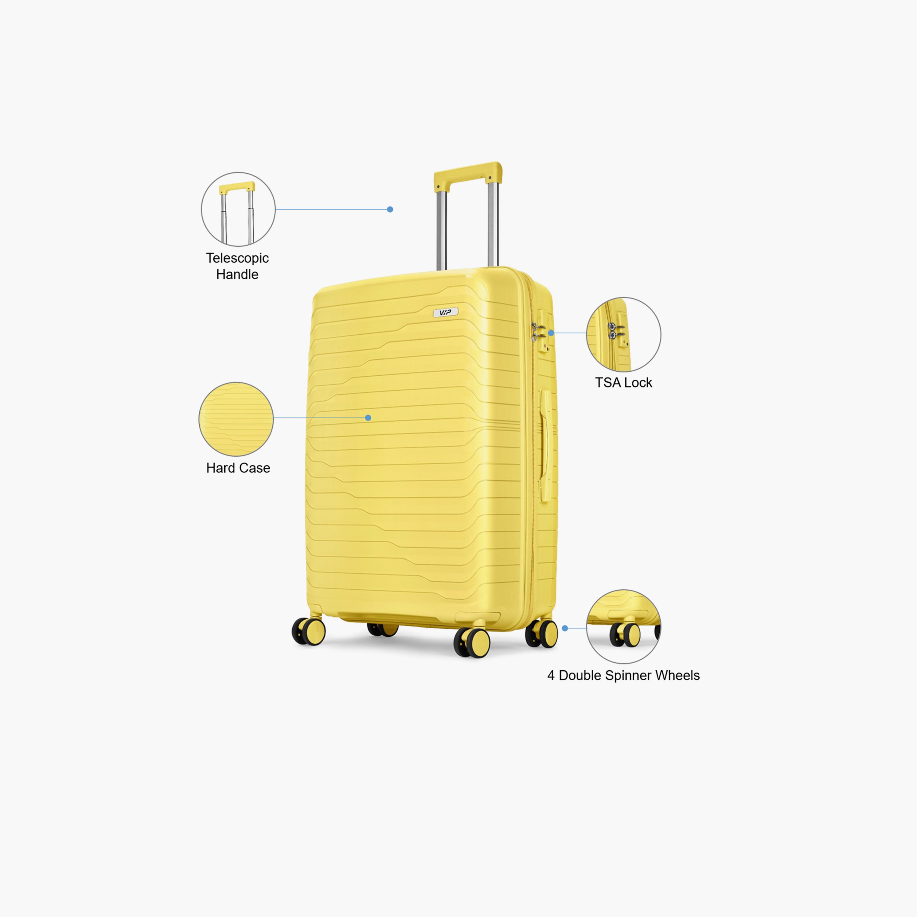 VIP Tourage 76 CM Medium Check-in Polypropylene Hard Sided 4-Wheeler Spinner Trolley Bag with TSA Lock-travel-luggagesandbags-luggage-image-3