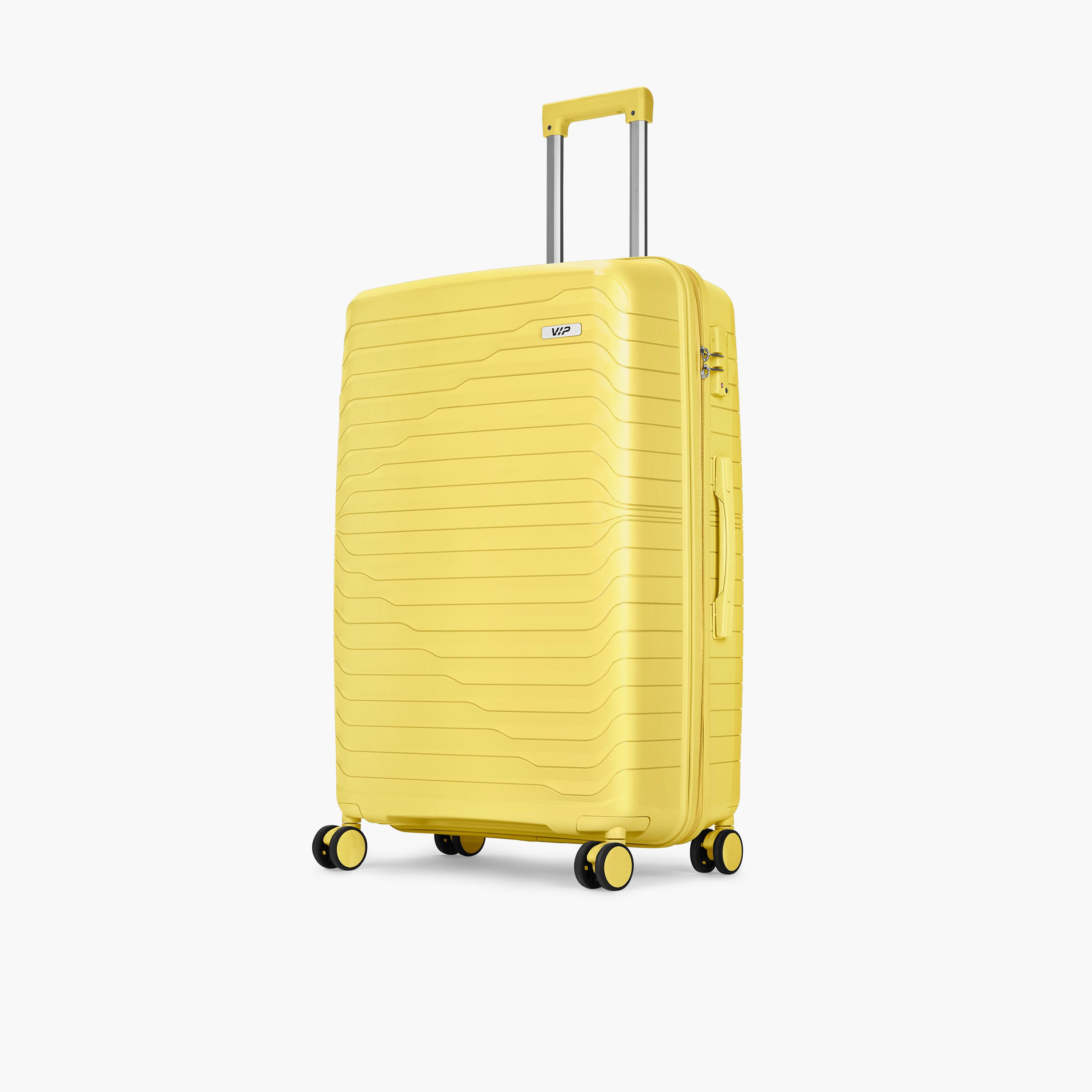 VIP Tourage 76 CM Medium Check-in Polypropylene Hard Sided 4-Wheeler Spinner Trolley Bag with TSA Lock-travel-luggagesandbags-luggage-image-5