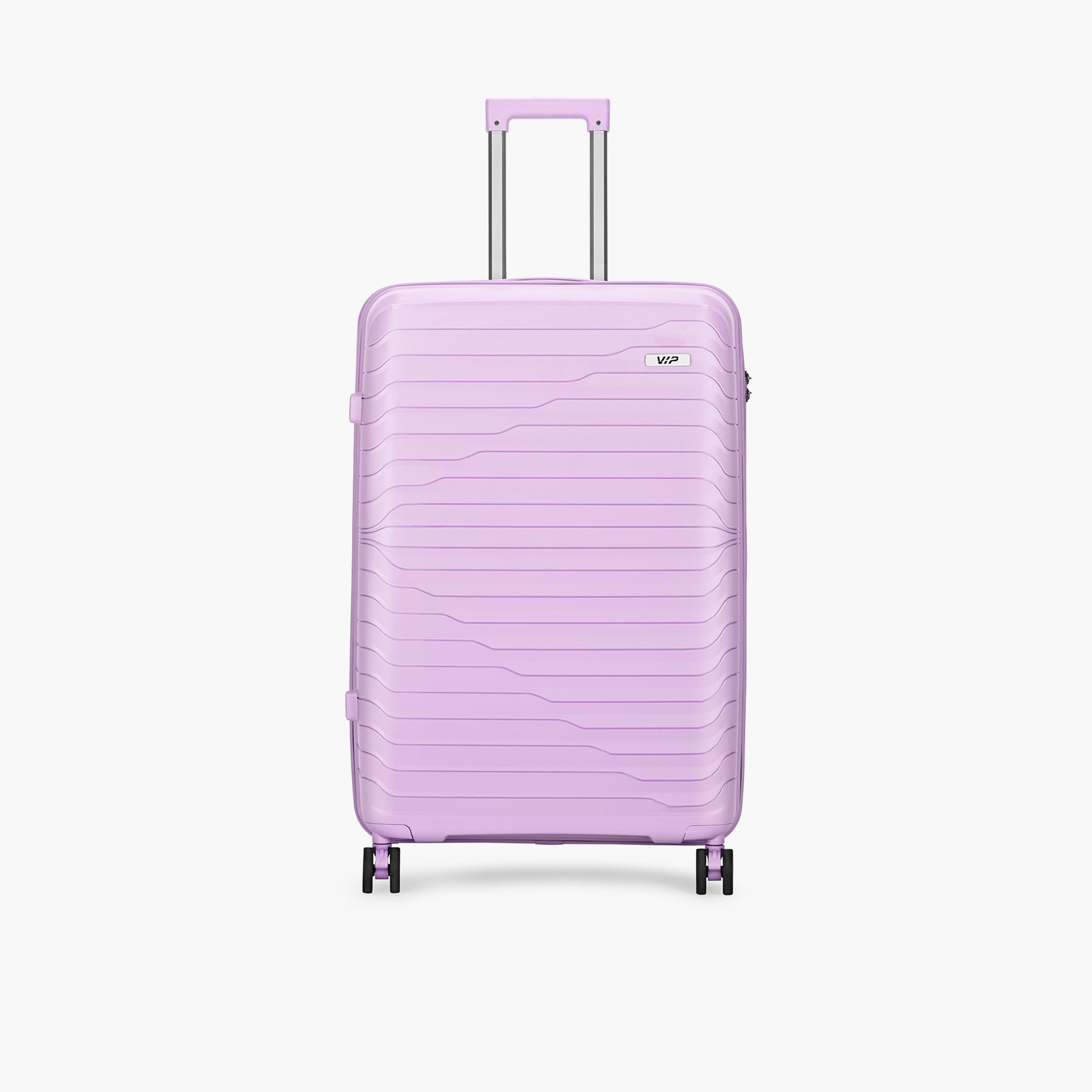 VIP Tourage 76 CM Medium Check-in Polypropylene Hard Sided 4-Wheeler Spinner Trolley Bag with TSA Lock-travel-luggagesandbags-luggage-image-1
