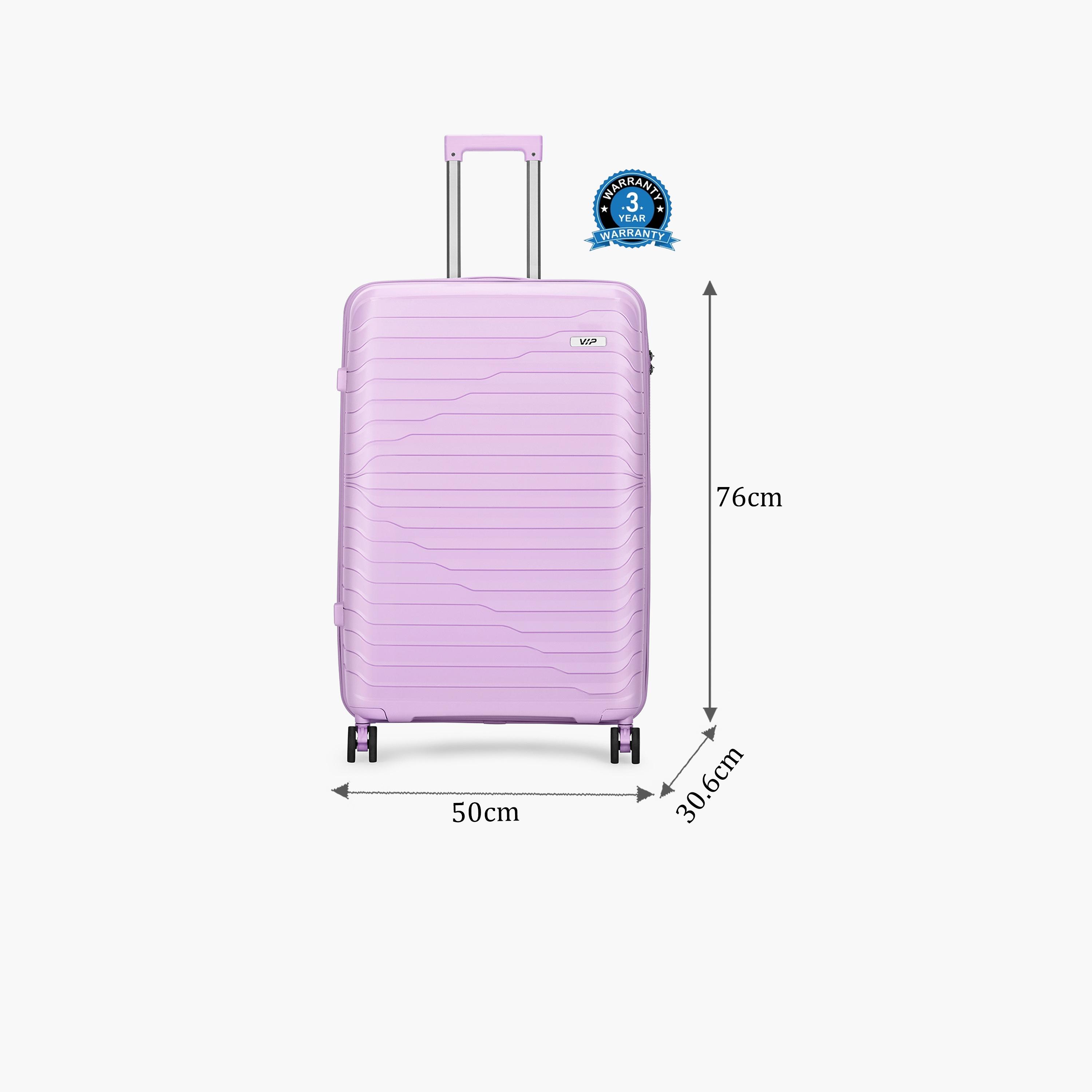 VIP Tourage 76 CM Medium Check-in Polypropylene Hard Sided 4-Wheeler Spinner Trolley Bag with TSA Lock-travel-luggagesandbags-luggage-image-2