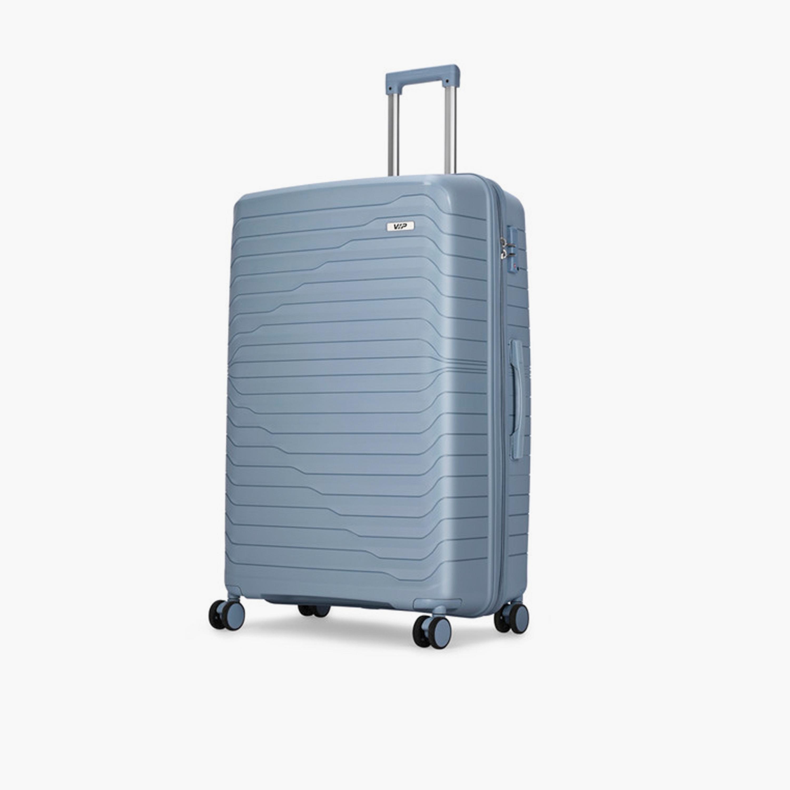 VIP Tourage 86 CM Large Check-in Polypropylene Hard Sided 4-Wheeler Spinner Trolley Bag with TSA Lock-travel-luggagesandbags-luggage-image-5