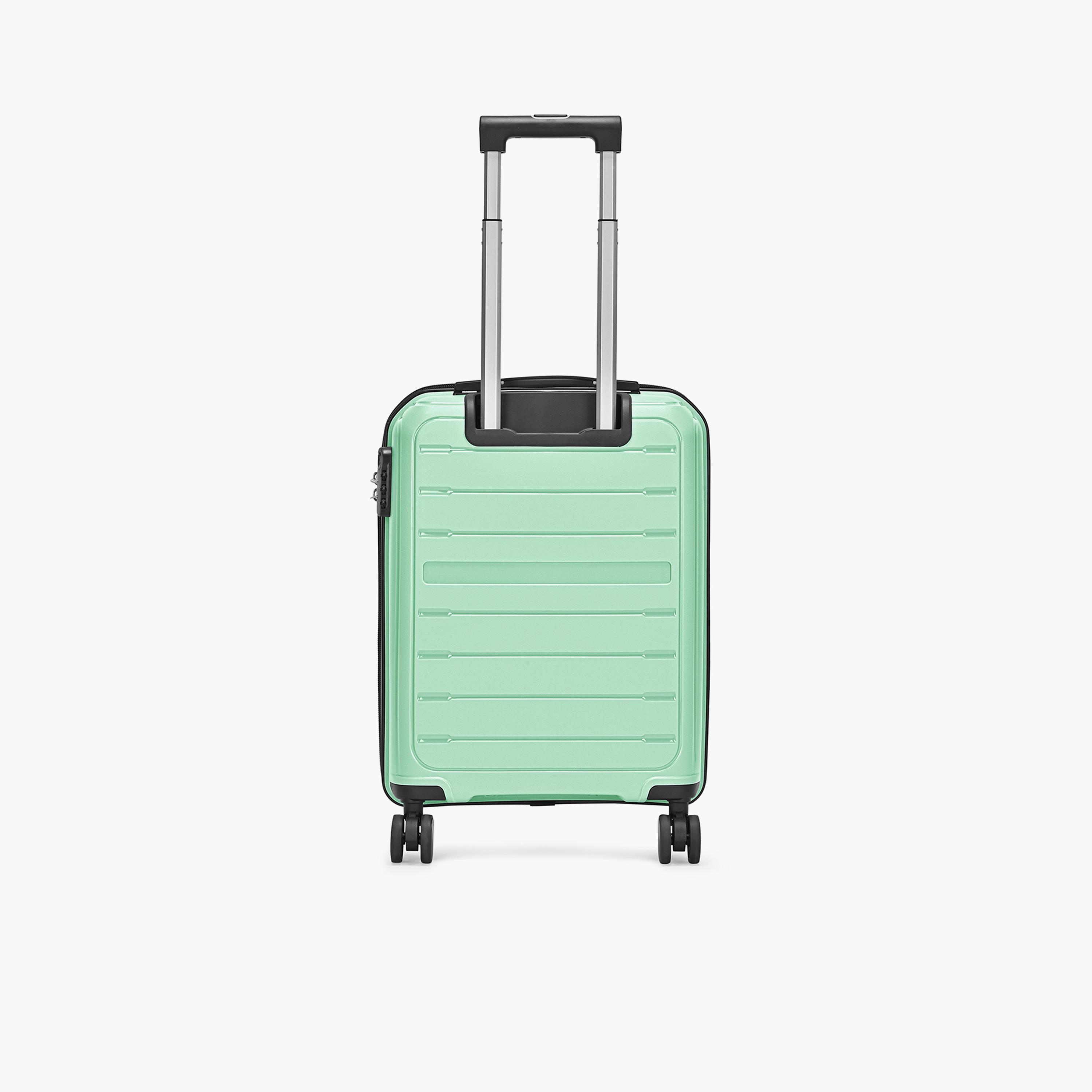 VIP Trekk 55.5 CM Small Cabin Polypropylene Hard Sided 4-Wheeler Spinner Trolley Bag with Combination Lock-travel-luggagesandbags-luggage-image-7