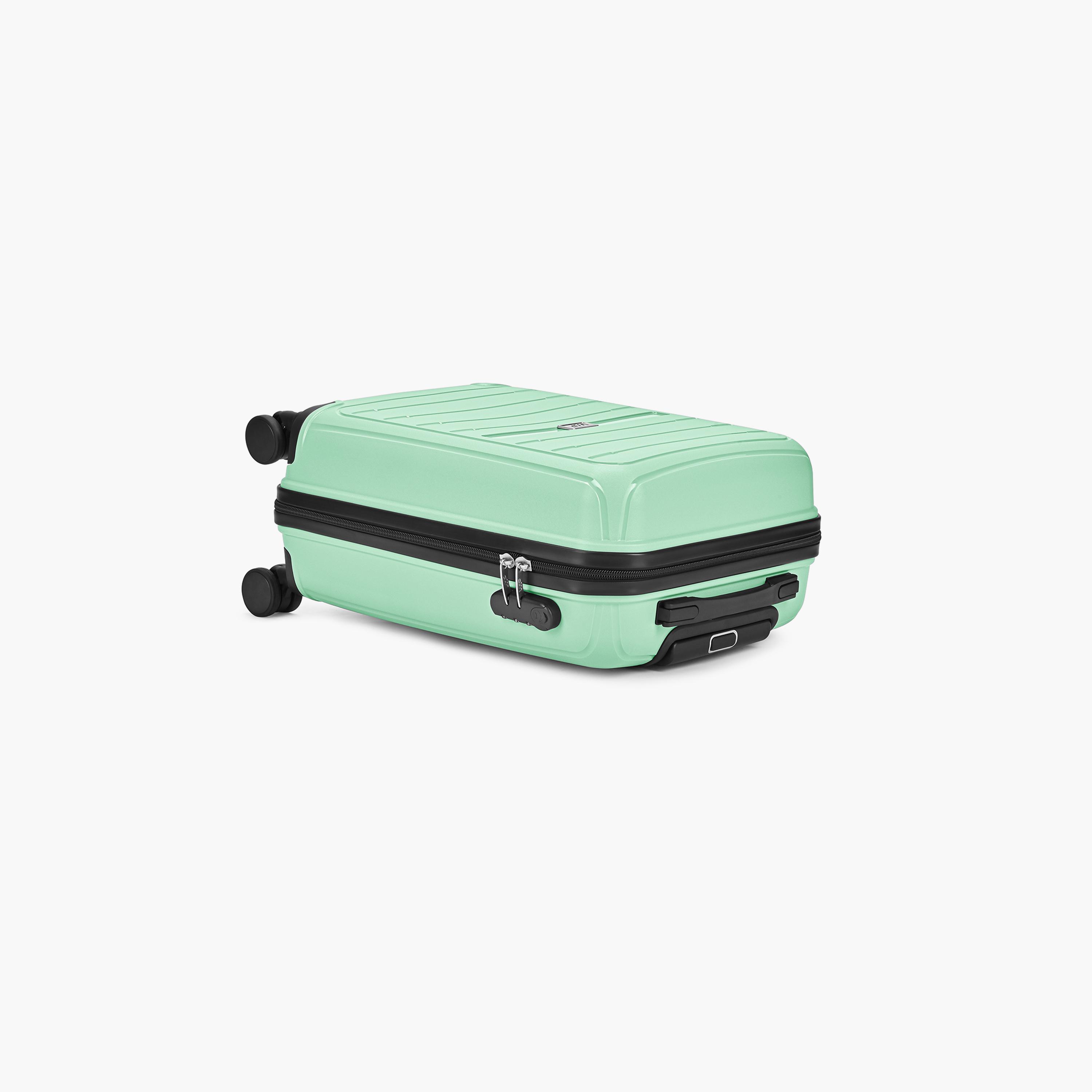 VIP Trekk 55.5 CM Small Cabin Polypropylene Hard Sided 4-Wheeler Spinner Trolley Bag with Combination Lock-travel-luggagesandbags-luggage-image-9