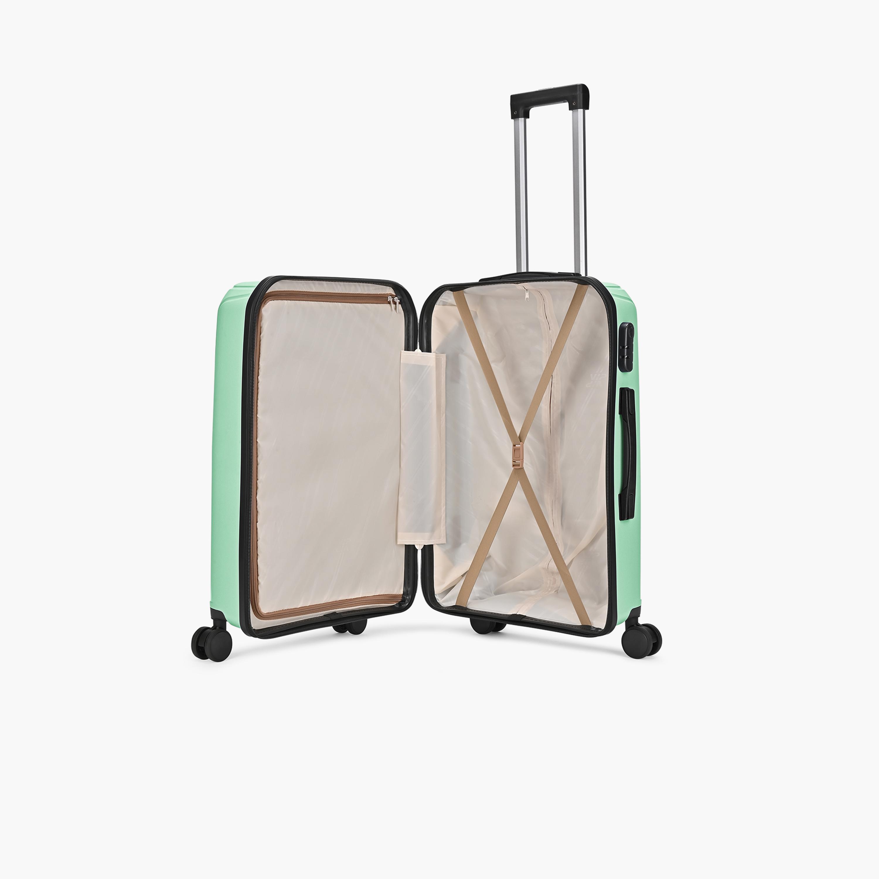 VIP Trekk 65.5 CM Medium Check-in Polypropylene Hard Sided 4-Wheeler Spinner Trolley Bag with Combination Lock-travel-luggagesandbags-luggage-image-6