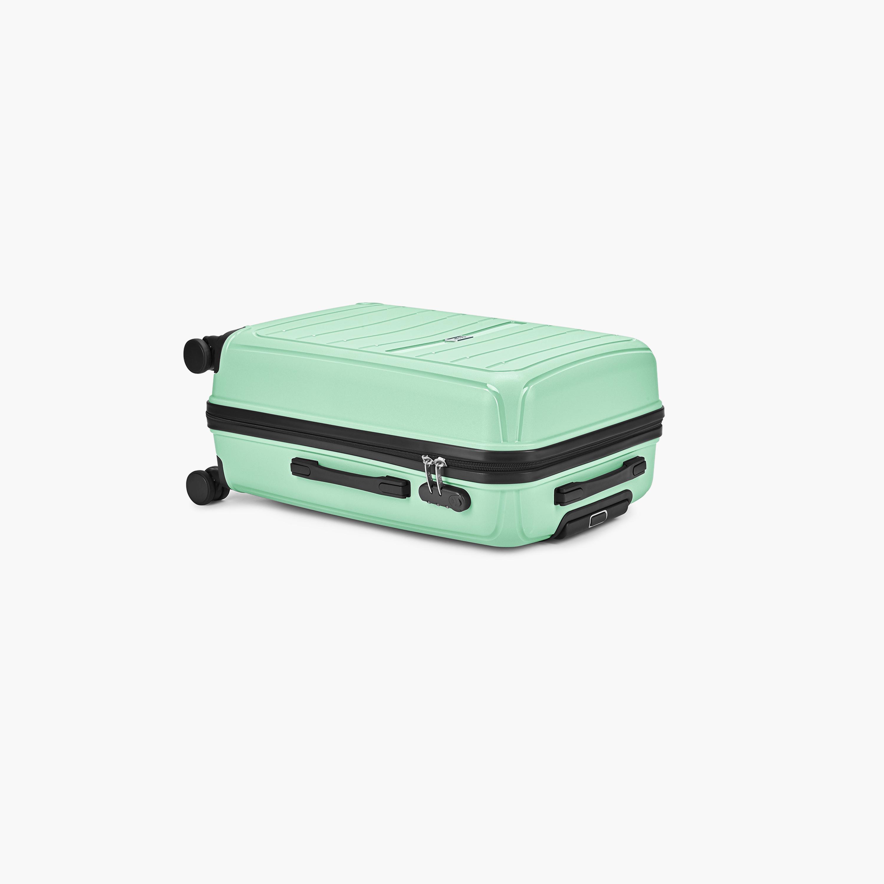 VIP Trekk 65.5 CM Medium Check-in Polypropylene Hard Sided 4-Wheeler Spinner Trolley Bag with Combination Lock-travel-luggagesandbags-luggage-image-9