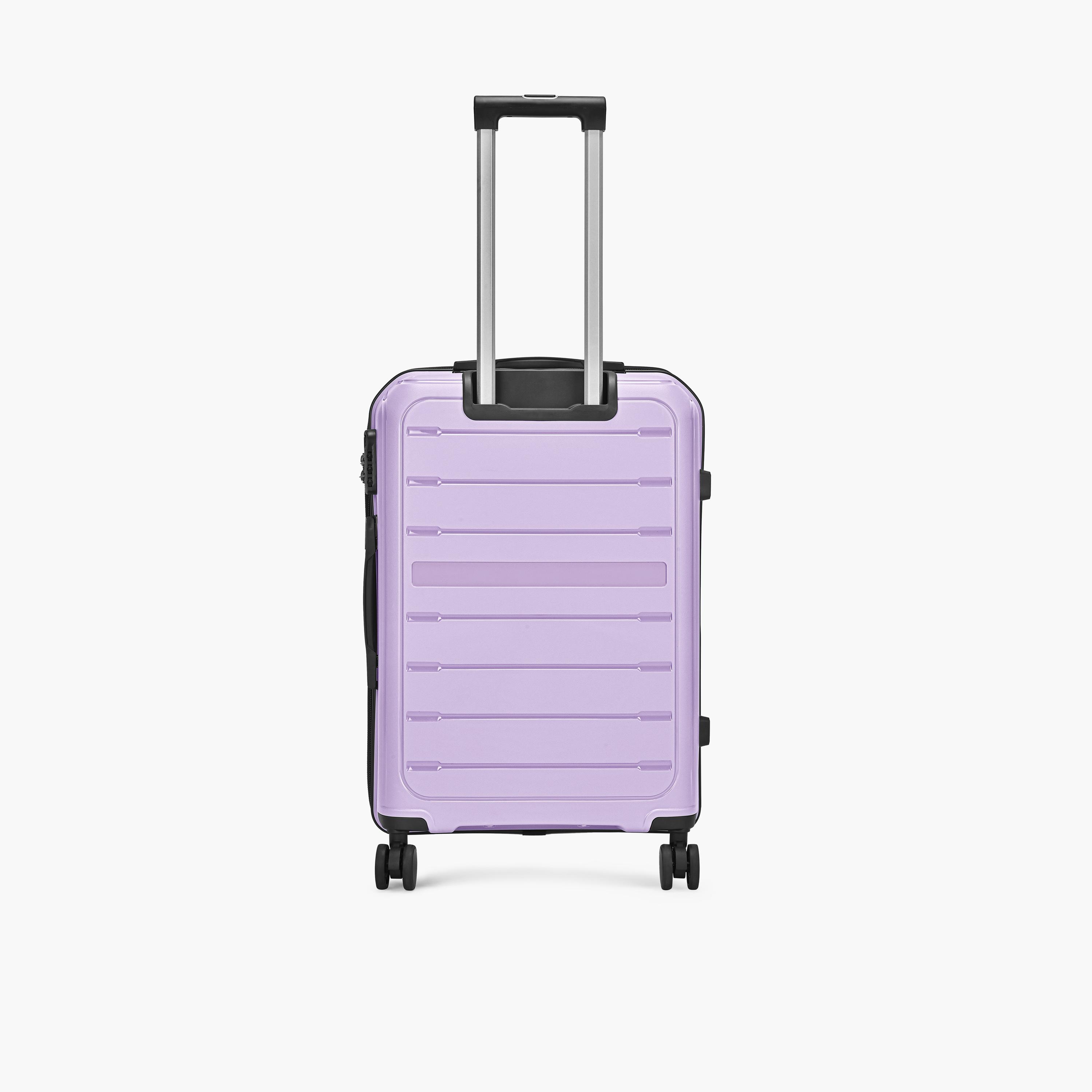 VIP Trekk 65.5 CM Medium Check-in Polypropylene Hard Sided 4-Wheeler Spinner Trolley Bag with Combination Lock-travel-luggagesandbags-luggage-image-7