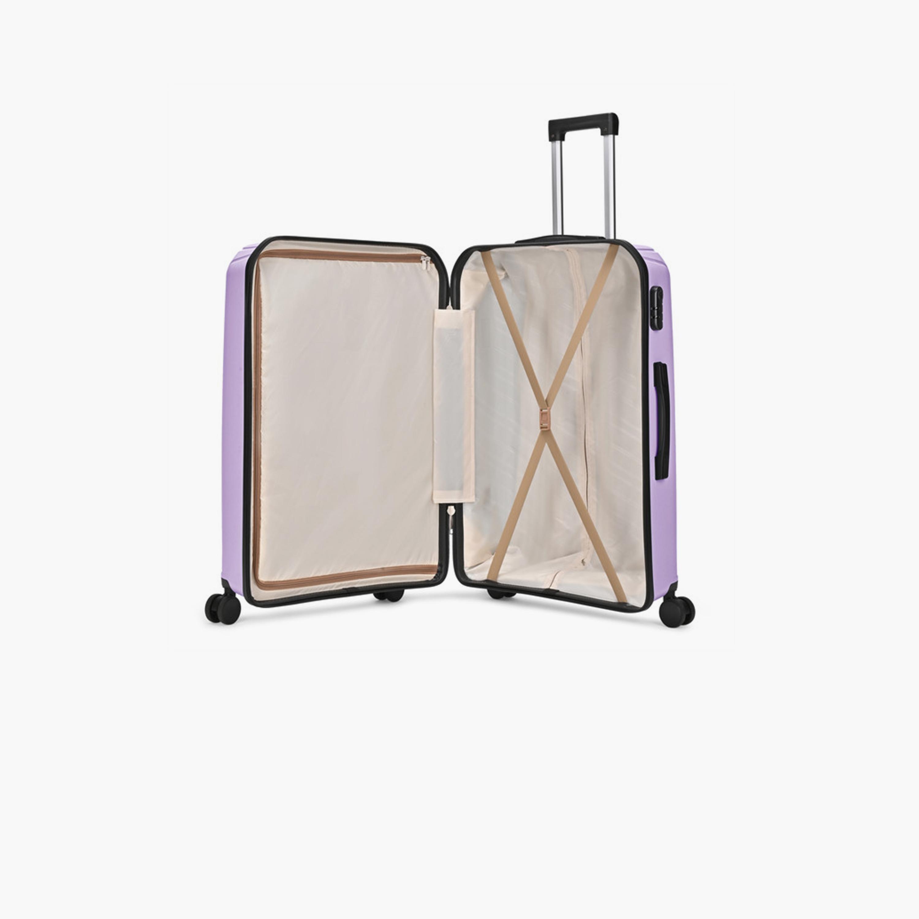 VIP Trekk 75.5 CM Large Check-in Polypropylene Hard Sided 4-Wheeler Spinner Trolley Bag with Combination Lock-travel-luggagesandbags-luggage-image-6