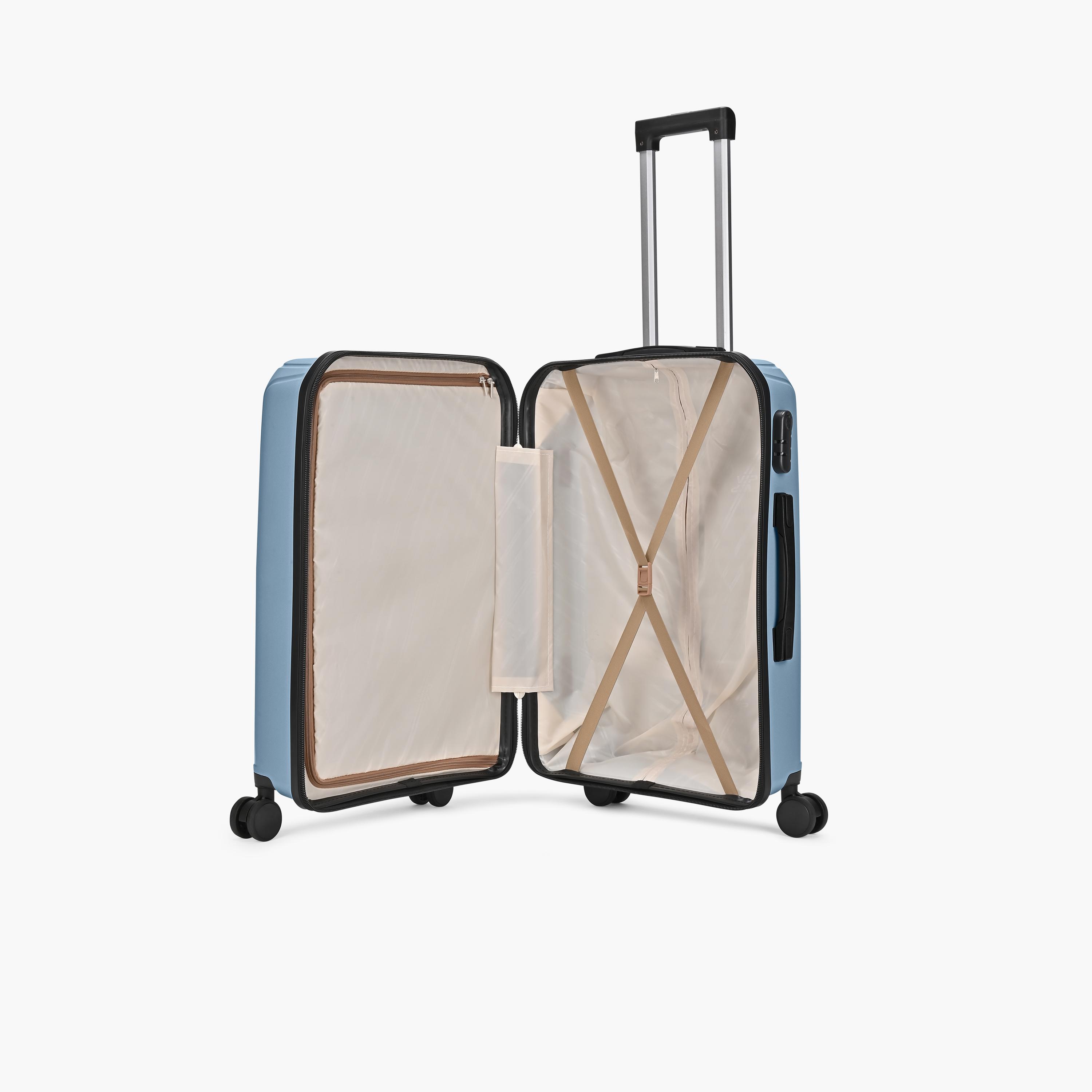 VIP Trekk 65.5 CM Medium Check-in Polypropylene Hard Sided 4-Wheeler Spinner Trolley Bag with Combination Lock-travel-luggagesandbags-luggage-image-6