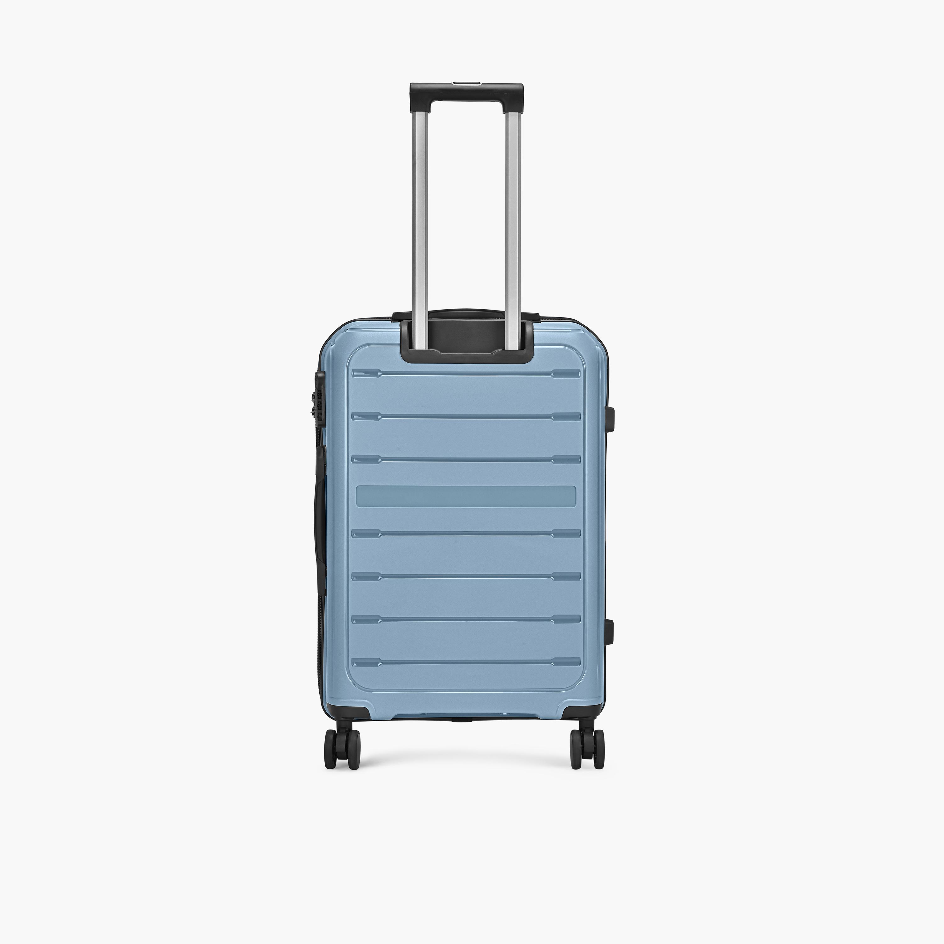 VIP Trekk 65.5 CM Medium Check-in Polypropylene Hard Sided 4-Wheeler Spinner Trolley Bag with Combination Lock-travel-luggagesandbags-luggage-image-7