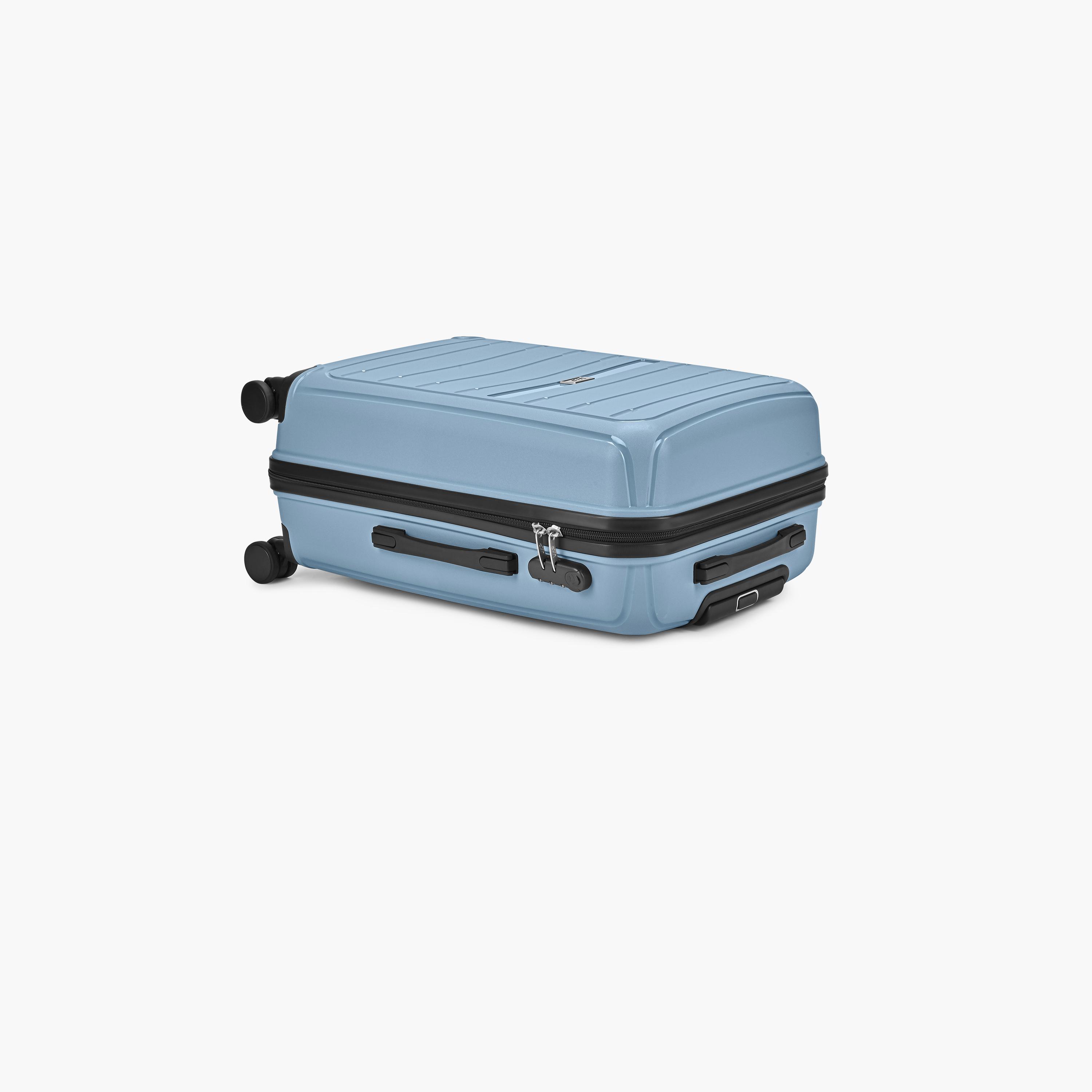 VIP Trekk 65.5 CM Medium Check-in Polypropylene Hard Sided 4-Wheeler Spinner Trolley Bag with Combination Lock-travel-luggagesandbags-luggage-image-9