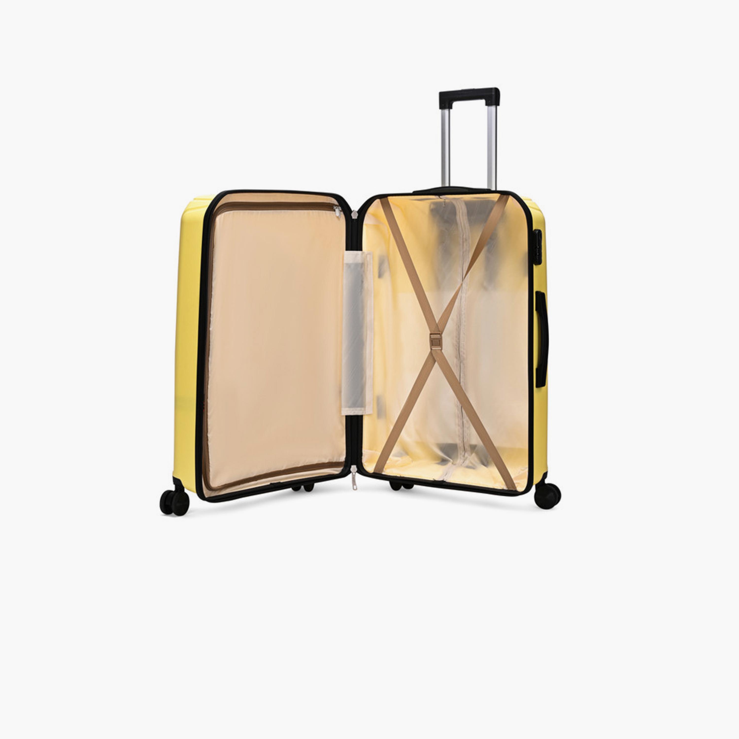 VIP Trekk 75.5 CM Large Check-in Polypropylene Hard Sided 4-Wheeler Spinner Trolley Bag with Combination Lock-travel-luggagesandbags-luggage-image-6