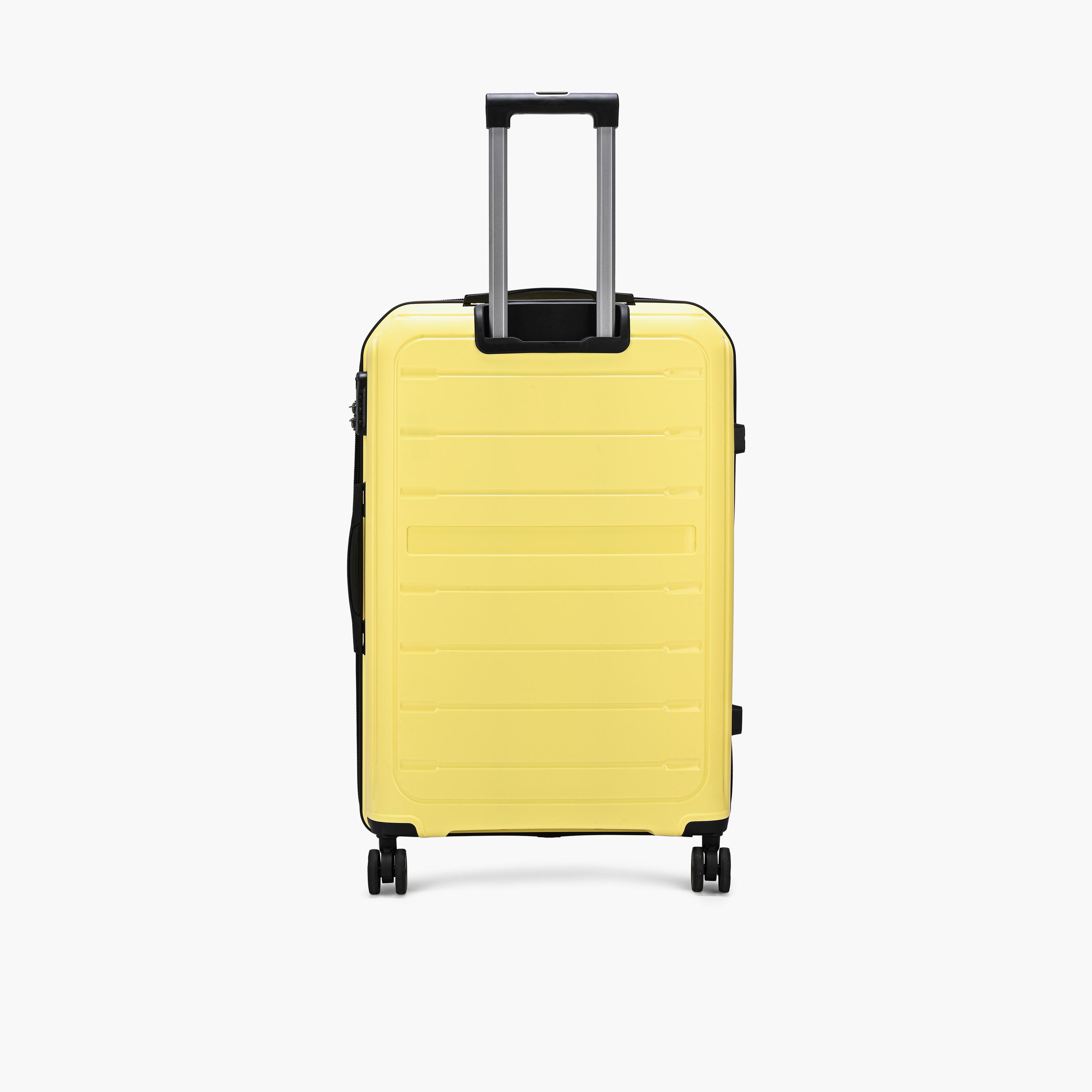 VIP Trekk 75.5 CM Large Check-in Polypropylene Hard Sided 4-Wheeler Spinner Trolley Bag with Combination Lock-travel-luggagesandbags-luggage-image-7
