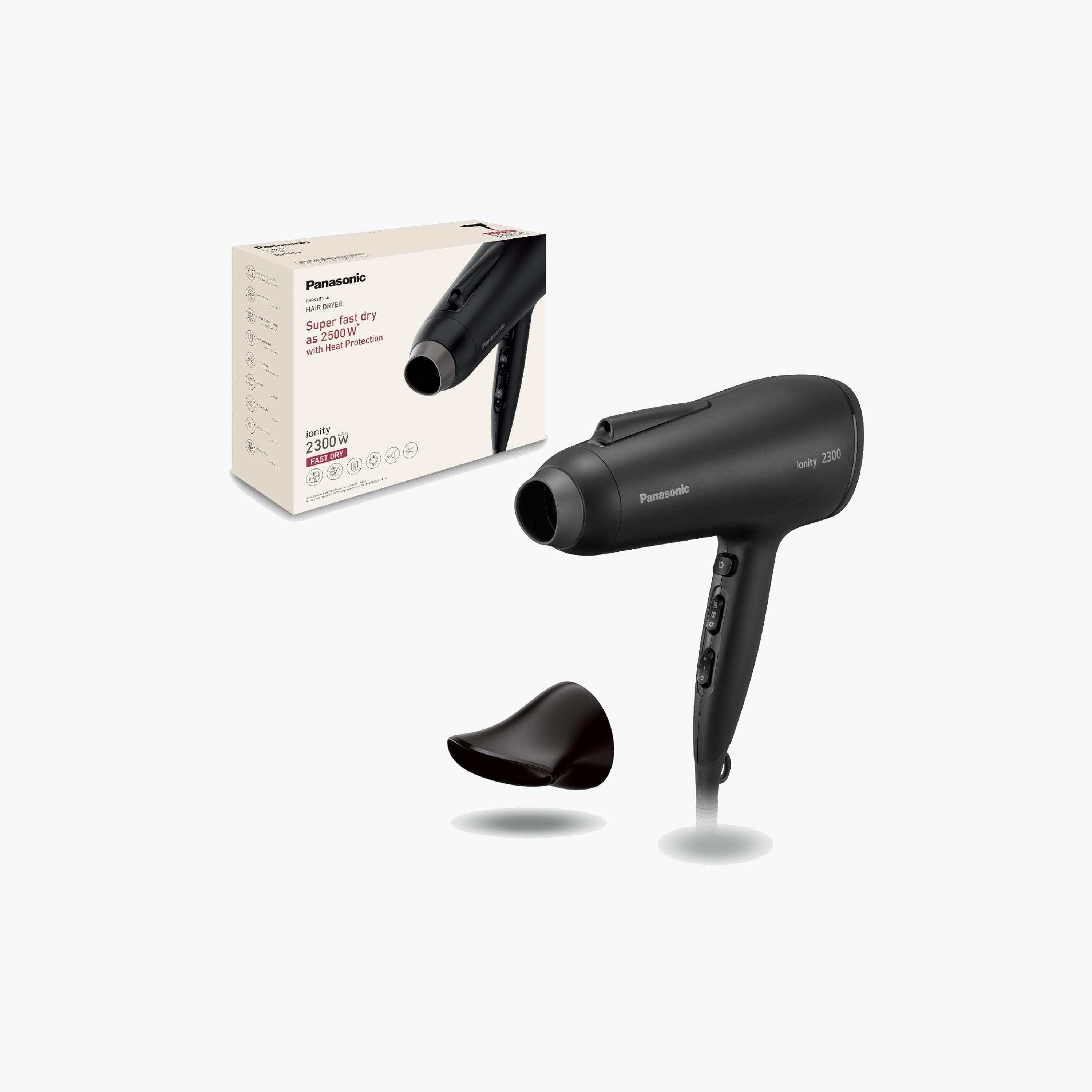 مجفف شعر أيوني من باناسونيك بقوة ٢٣٠٠ واط، أسود | EH-NE85-K685-beautyandpersonalcare-appliances-hairstylingtools-hairdryers-image-1