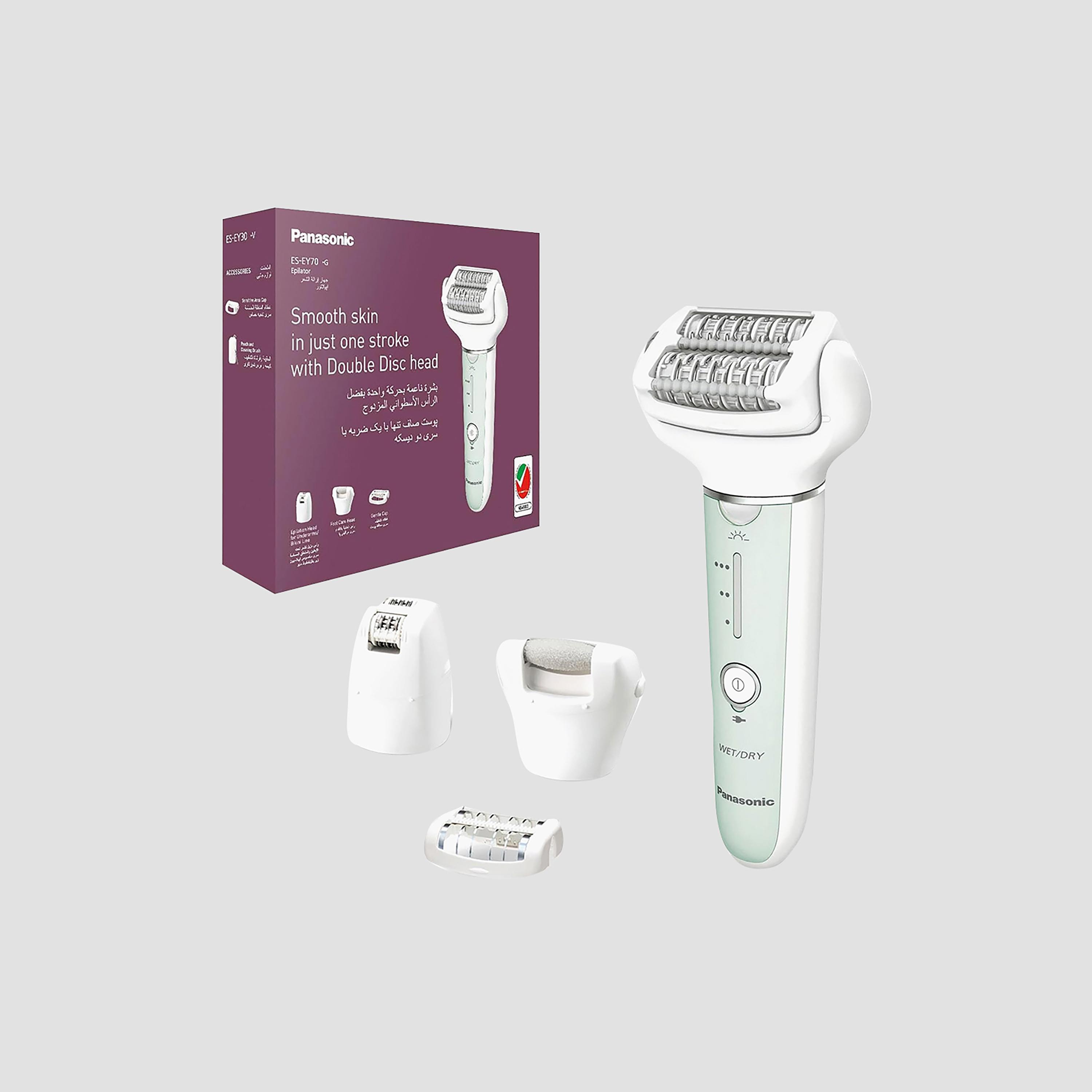 ماكينة إزالة الشعر باناسونيك للاستخدام الرطب والجاف باللون الأبيض | ES-EY70-G423-beautyandpersonalcare-appliances-hairremovaltools-image-1