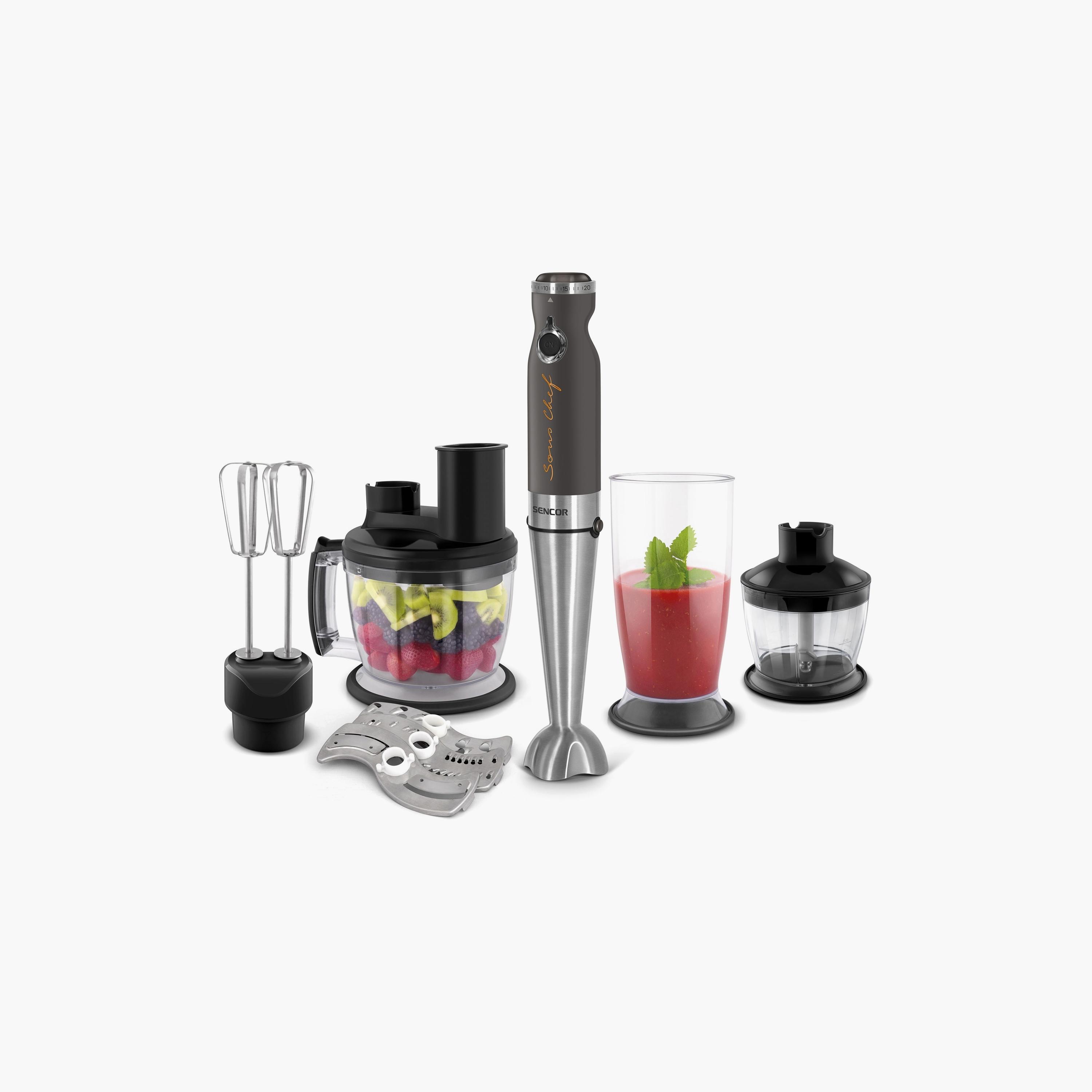 خلاط يدوي سينكور 9 في 1، 1000 واط، رمادي | SHB-5501CH-household-appliances-kitchenappliances-blendersmixersandgrinders-image-1