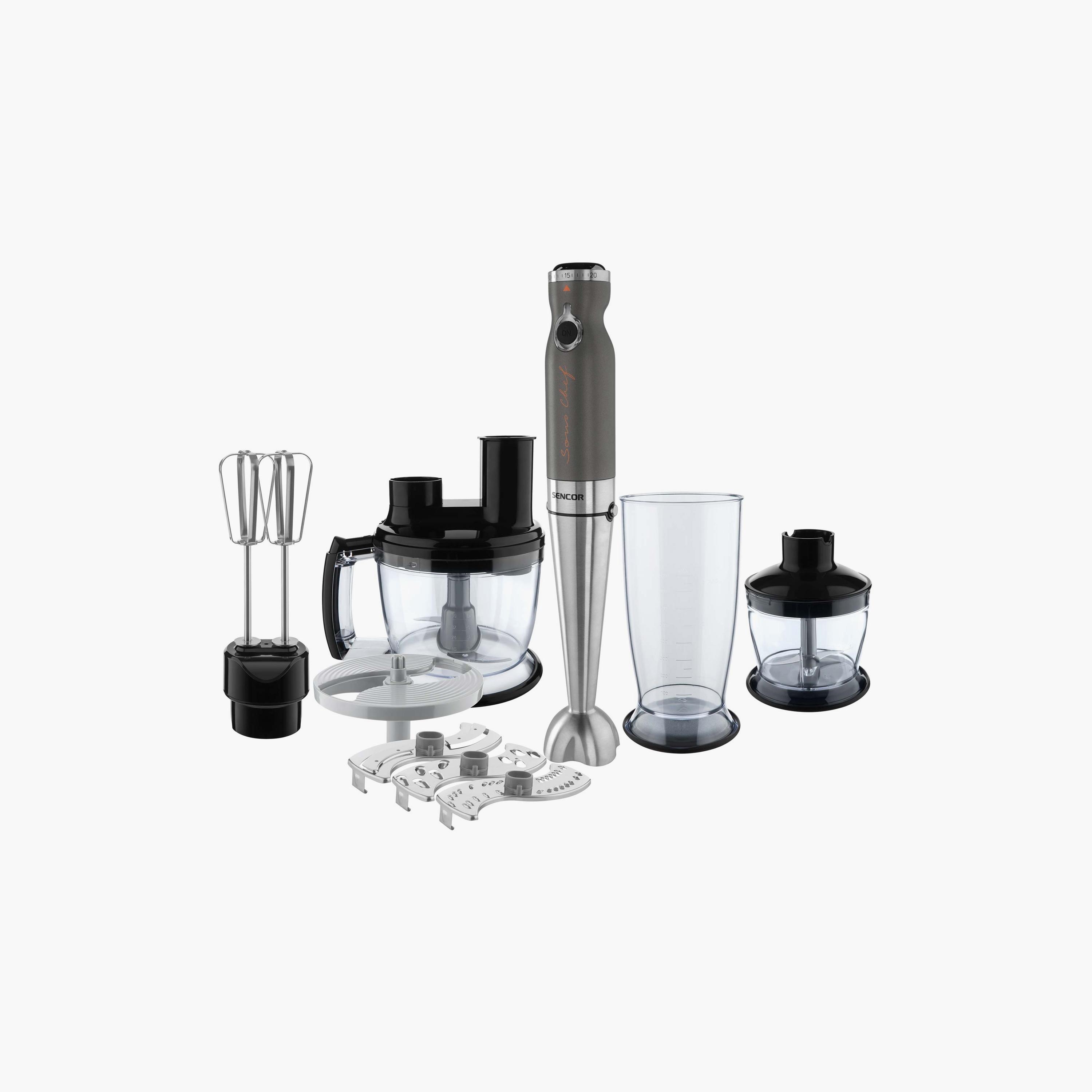 خلاط يدوي سينكور 9 في 1، 1000 واط، رمادي | SHB-5501CH-household-appliances-kitchenappliances-blendersmixersandgrinders-image-2