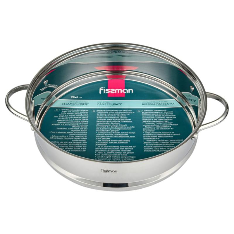 Stainless Steel Steamer Insert with Side Handles-household-kitchen-kitchentoolsandutensils-cookingutensils-image-2