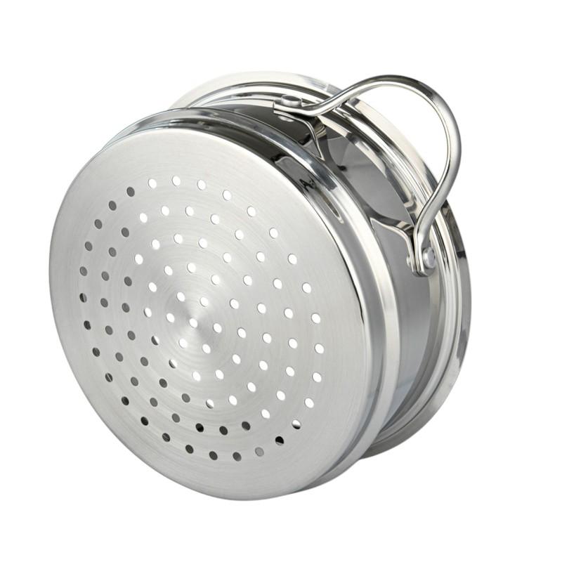 Stainless Steel Steamer Insert with Side Handles-household-kitchen-kitchentoolsandutensils-cookingutensils-image-3