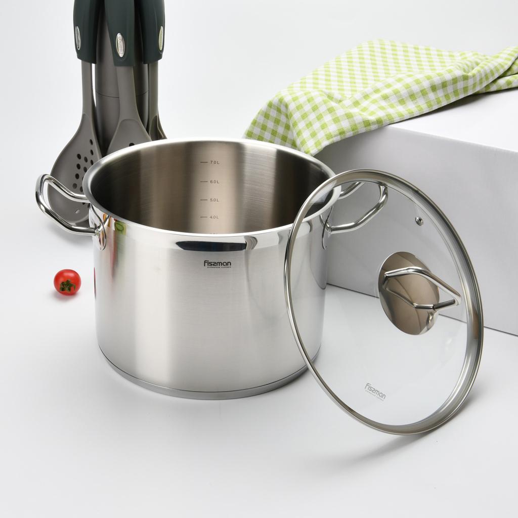 Tahara Stainless Steel Stockpot with Glass Lid-household-kitchen-cookware-potsandpans-image-2