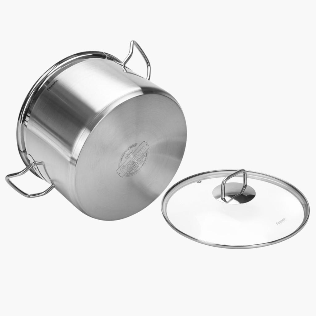 Tahara Stainless Steel Stockpot with Glass Lid-household-kitchen-cookware-potsandpans-image-5