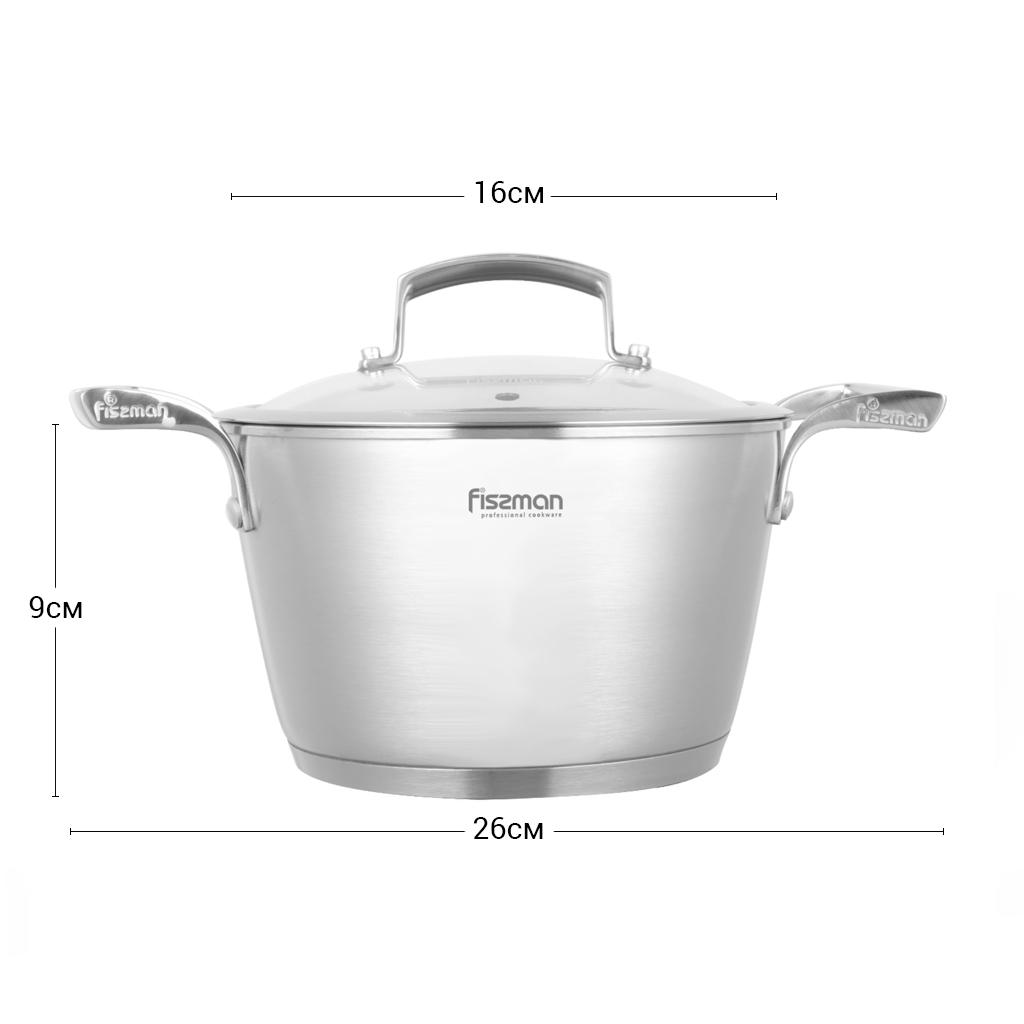 Millenium Stainless Steel Casserole with Glass Lid - 1.5 L-household-kitchen-cookware-potsandpans-image-3