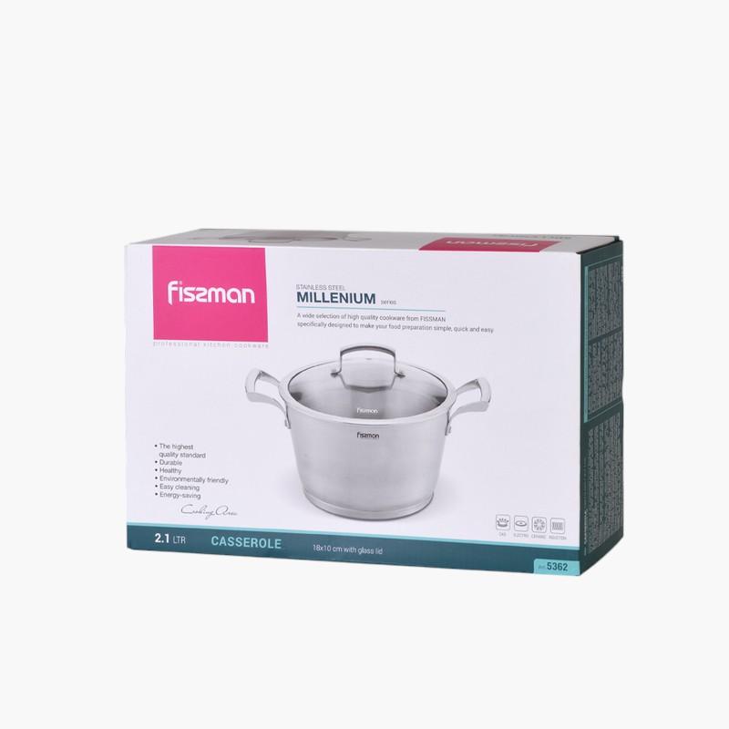 Millenium Stainless Steel Stockpot with Glass Lid - 2.1 L-household-kitchen-cookware-potsandpans-image-4