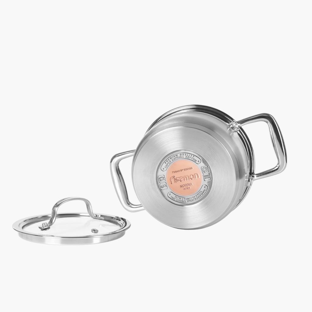 كسرولة ستانلس ستيل بغطاء زجاجي نورديا من فيسمان - 500 مل-household-kitchen-cookware-potsandpans-image-5