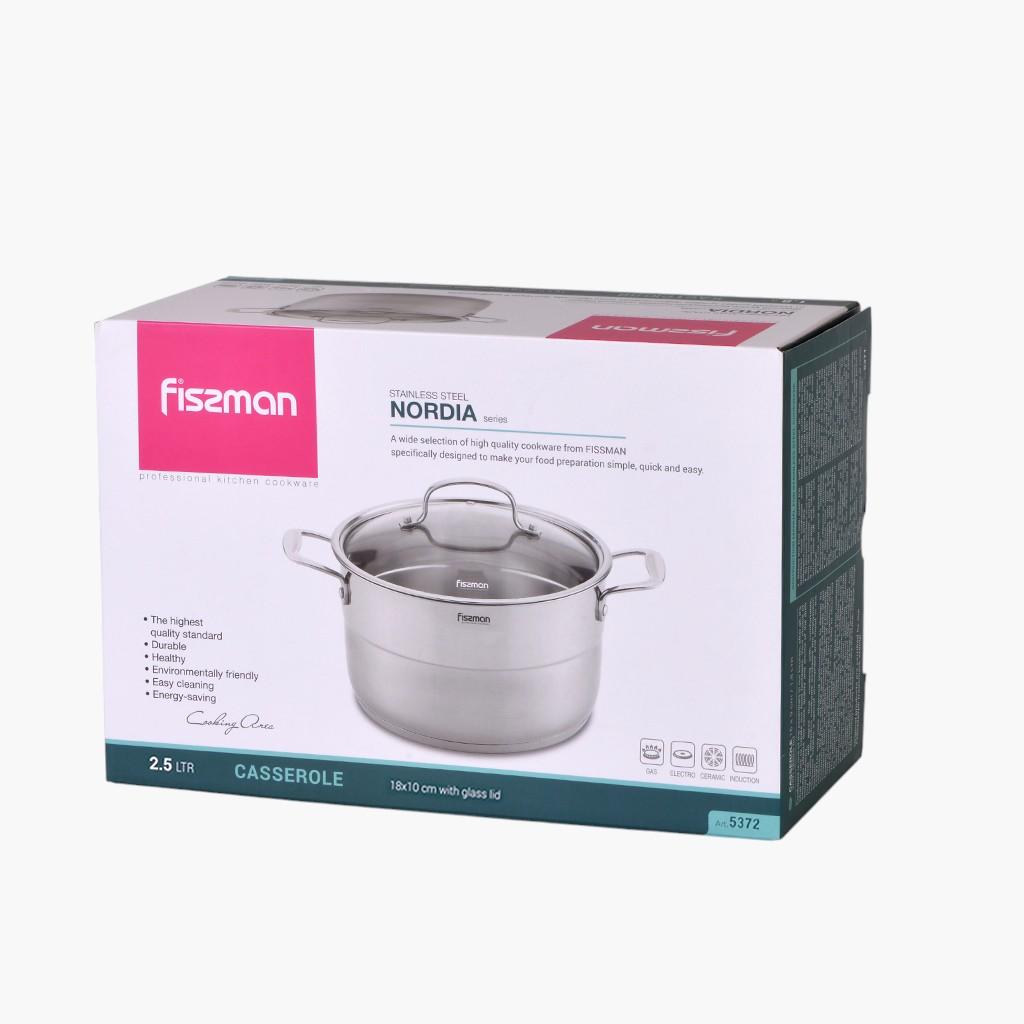 كسرولة ستانلس ستيل بغطاء زجاجي نورديا من فيسمان - 500 مل-household-kitchen-cookware-potsandpans-image-6