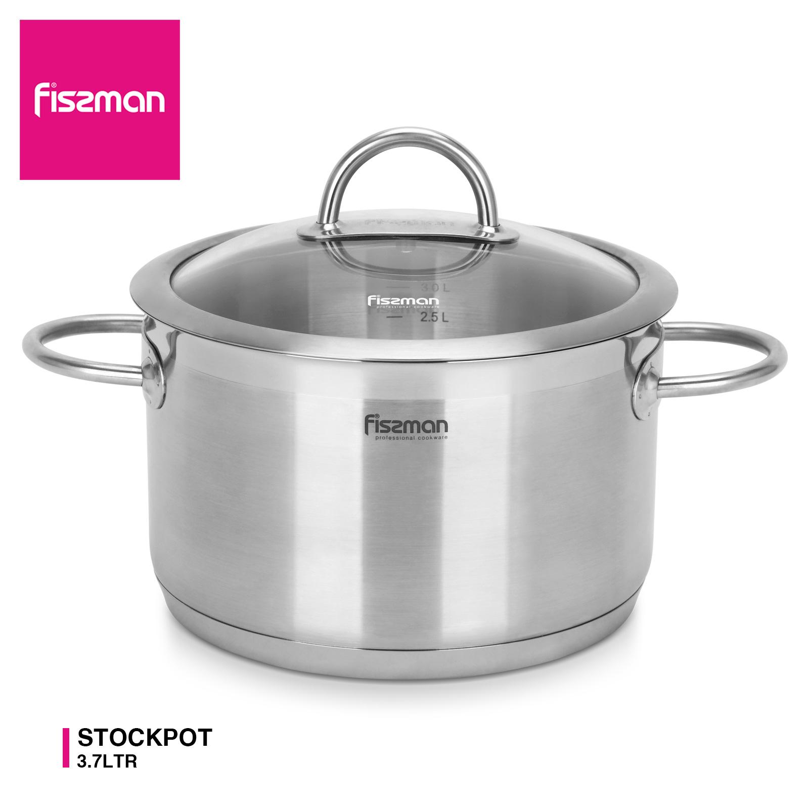 Fissman Benjamin Stainless Steel Stockpot with Lid-household-kitchen-cookware-potsandpans-image-2