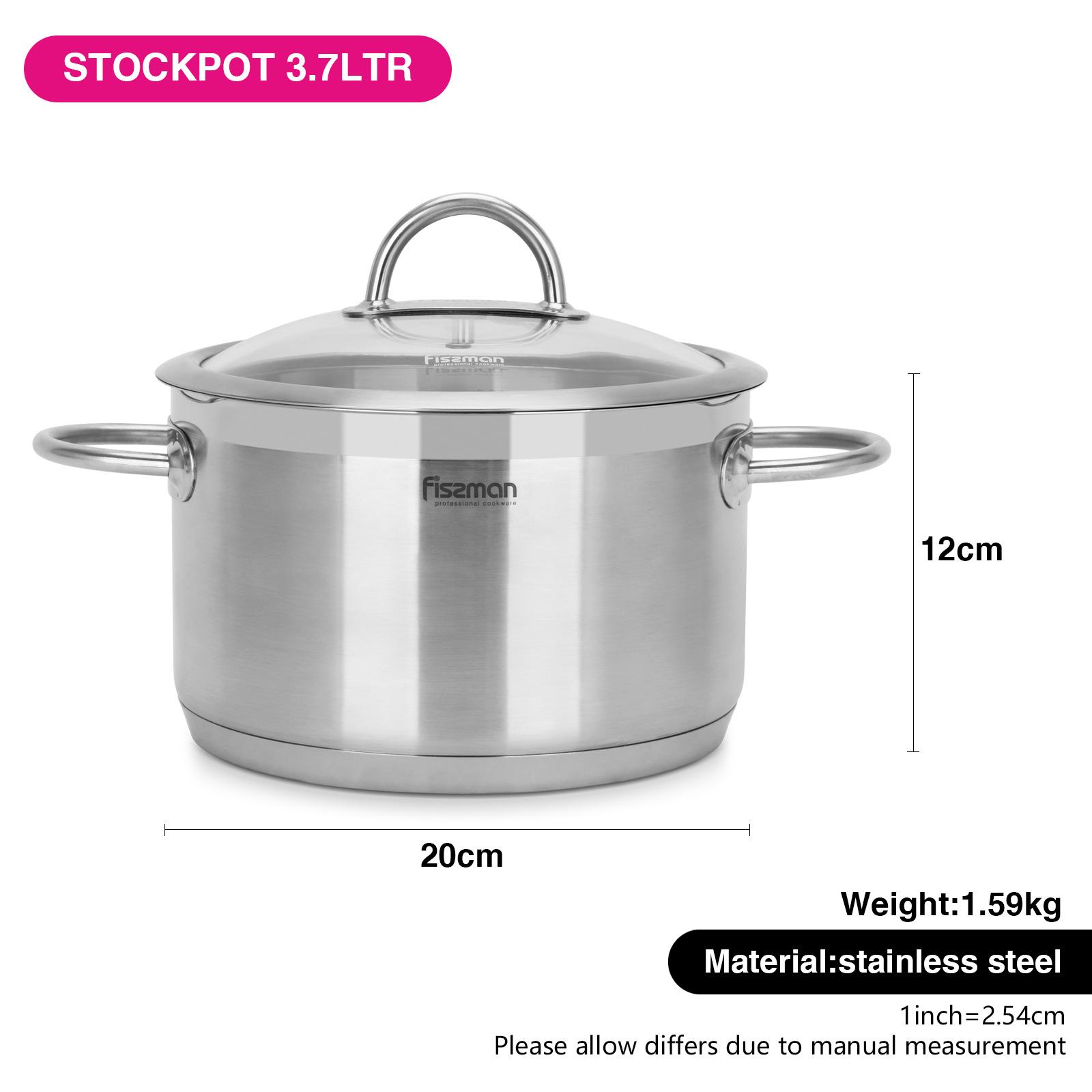 Fissman Benjamin Stainless Steel Stockpot with Lid-household-kitchen-cookware-potsandpans-image-3