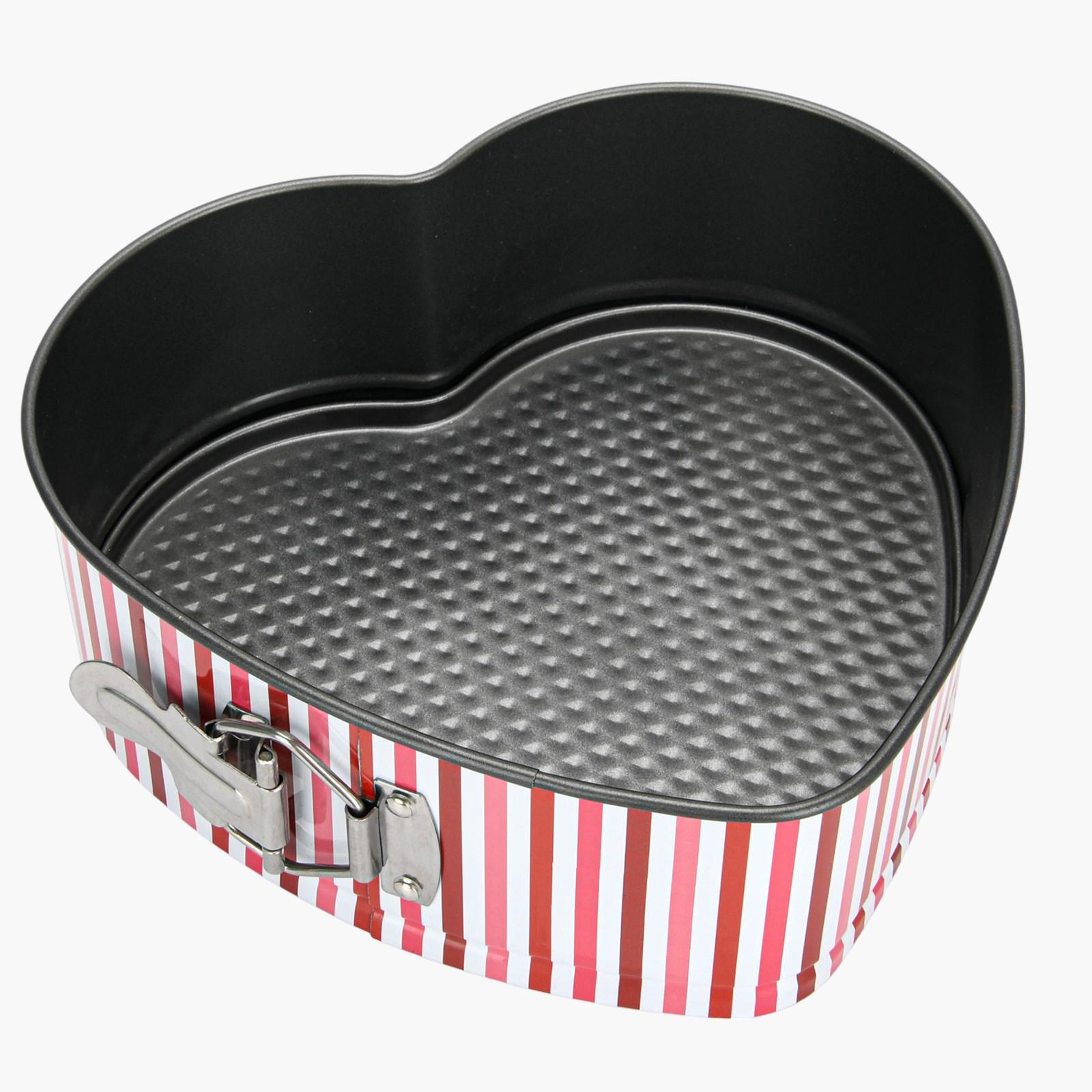 Heart-Shaped Non-Stick Cake Pan with Removable Bottom-household-kitchen-bakeware-bakingpansandmoulds-image-2
