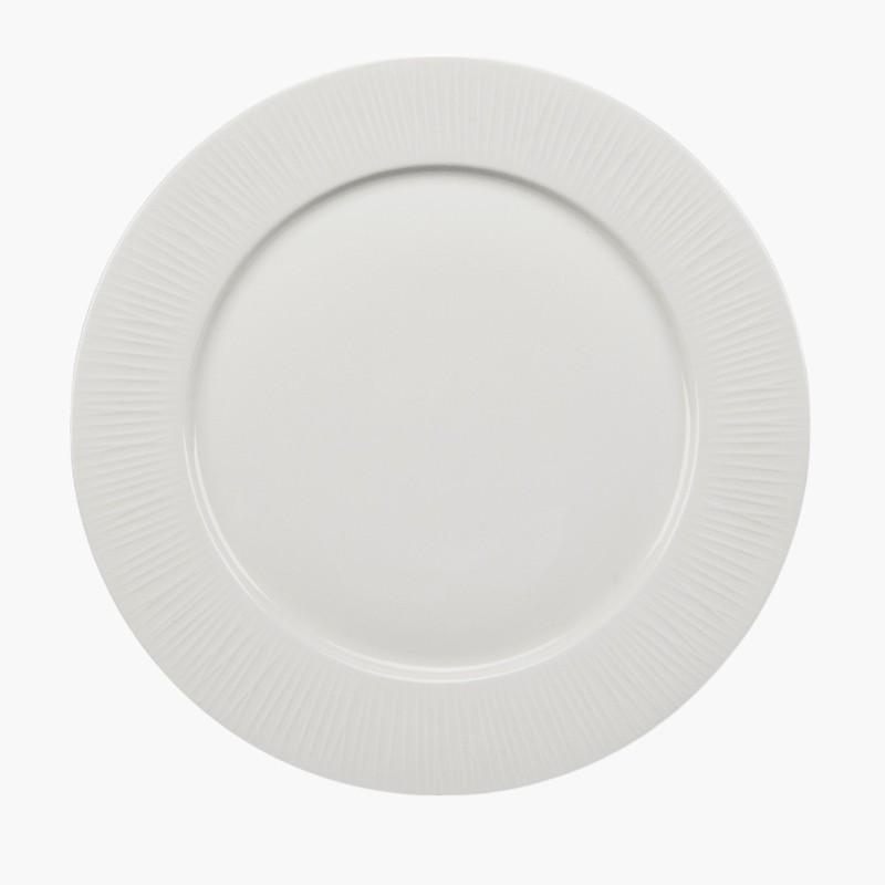 Dinner Plate with Textured Rim - 30 cms-household-dining-dinnerware-plates-image-1