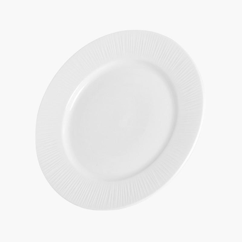 Dinner Plate with Textured Rim - 30 cms-household-dining-dinnerware-plates-image-4