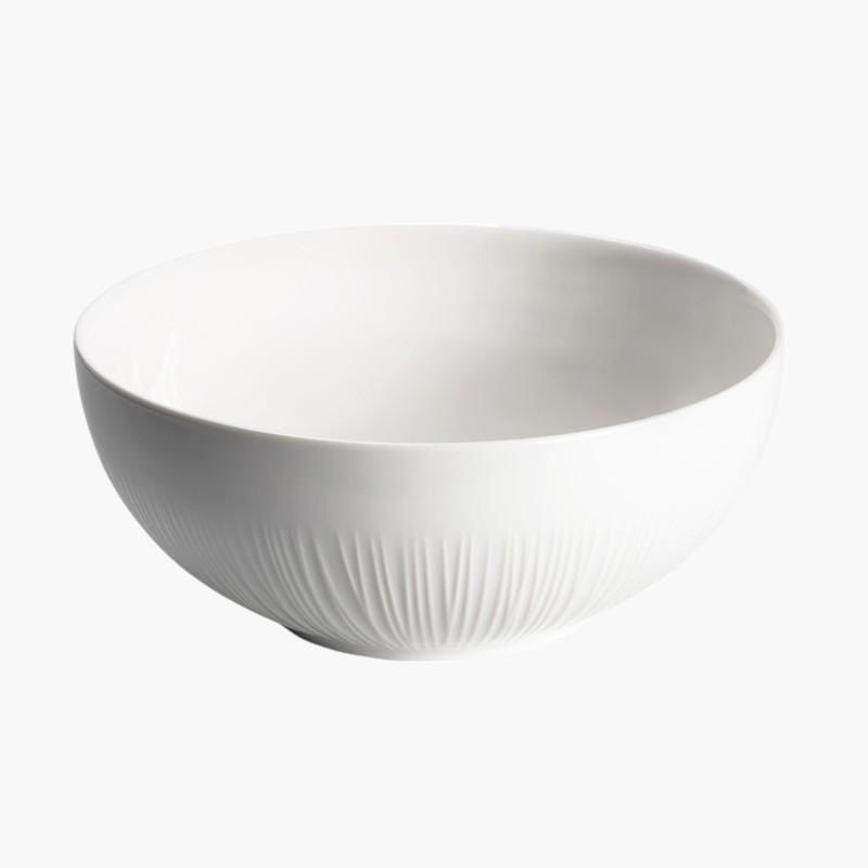 Fissman Bellagio Porcelain Bowl with Ribbed Detail-household-dining-dinnerware-bowls-image-1