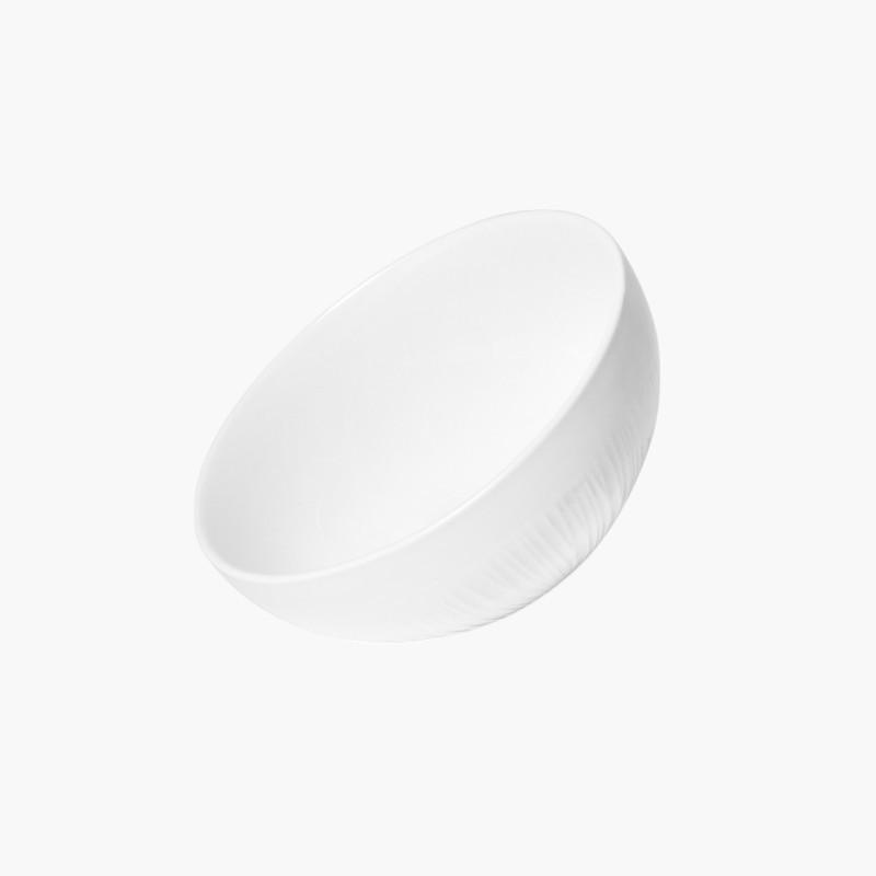 Fissman Bellagio Porcelain Bowl with Ribbed Detail-household-dining-dinnerware-bowls-image-2