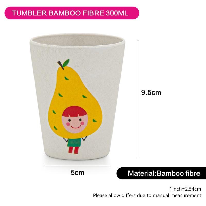 Pear Print Bamboo Fibre Tumbler - 300 ml-household-dining-glassware-drinkingglasses-image-2