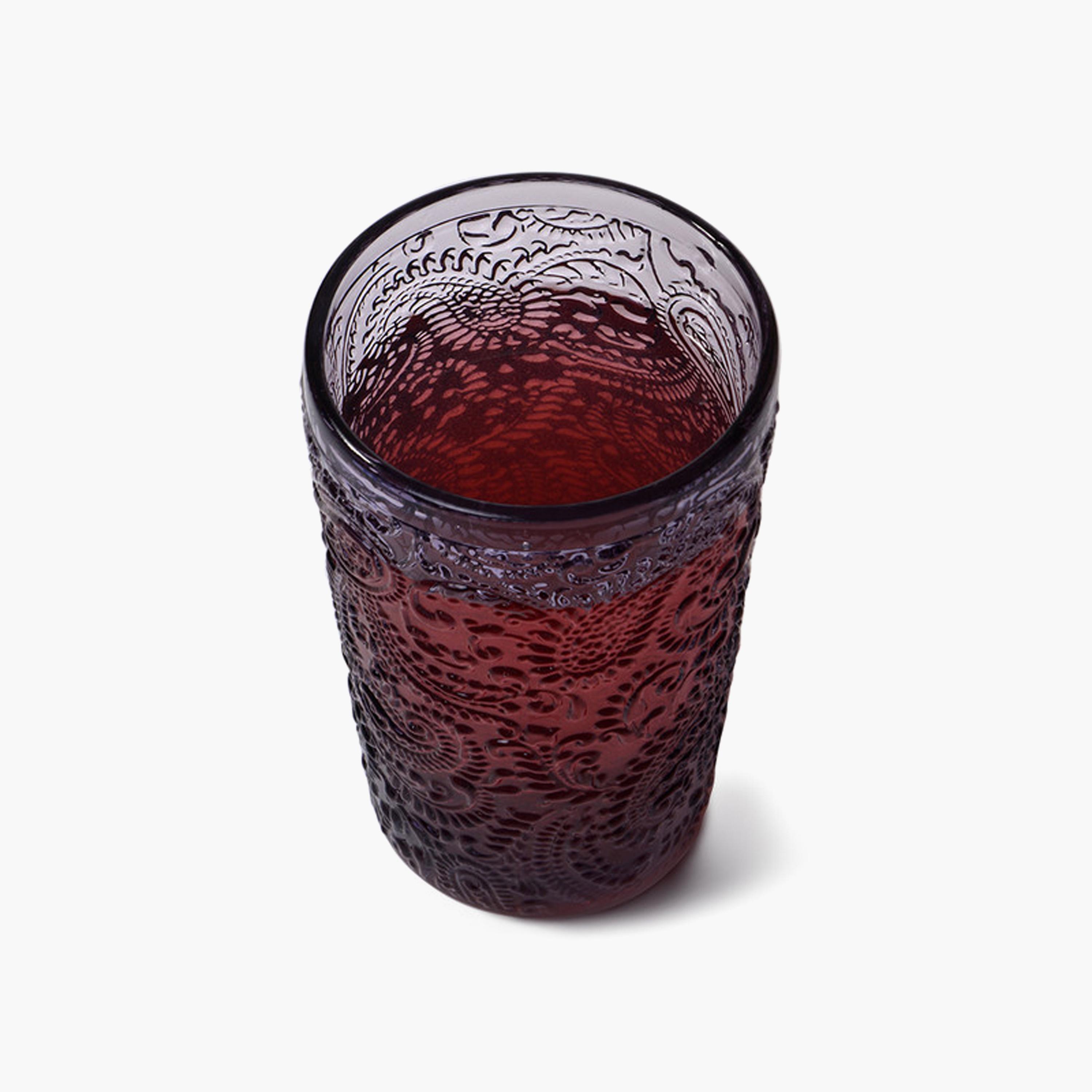 Embossed Glass Tumbler - 320 ml-household-dining-glassware-drinkingglasses-image-2