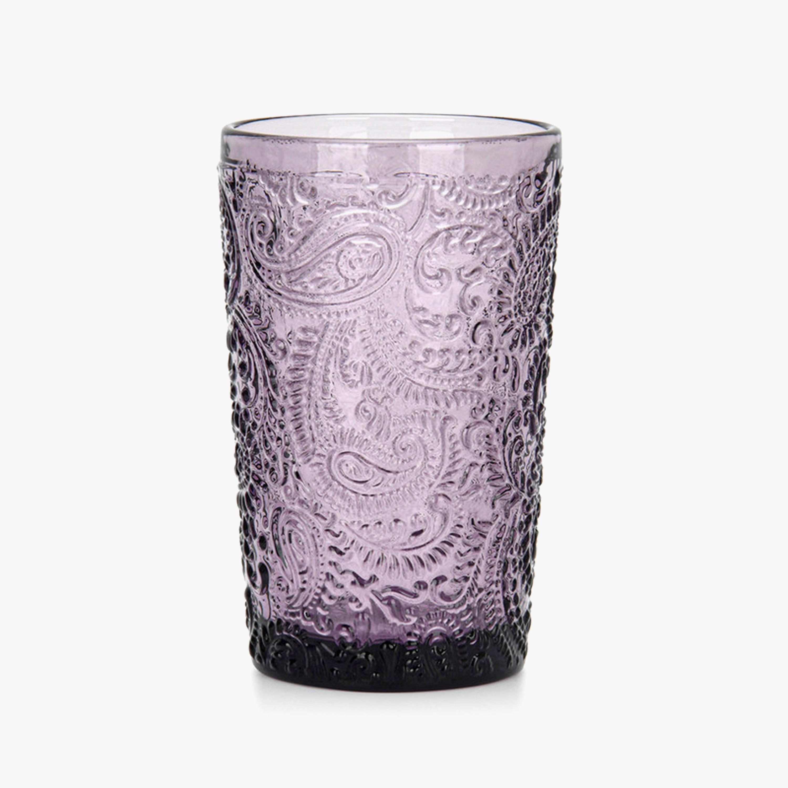 Embossed Glass Tumbler - 320 ml-household-dining-glassware-drinkingglasses-image-3