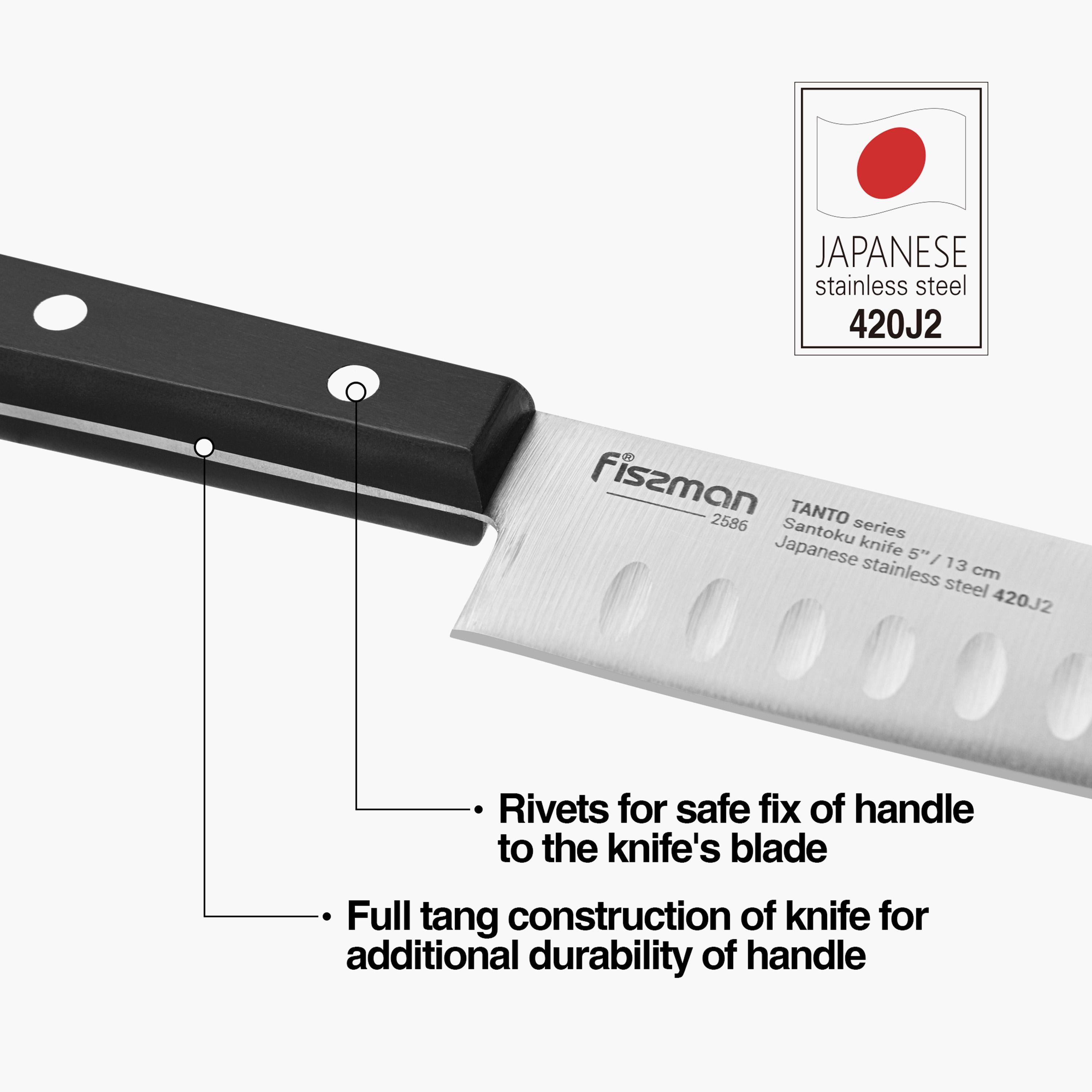سكين سانتوكو ستانلس ستيل من فيسمان - تانتو-household-kitchen-kitchentoolsandutensils-knives-image-5