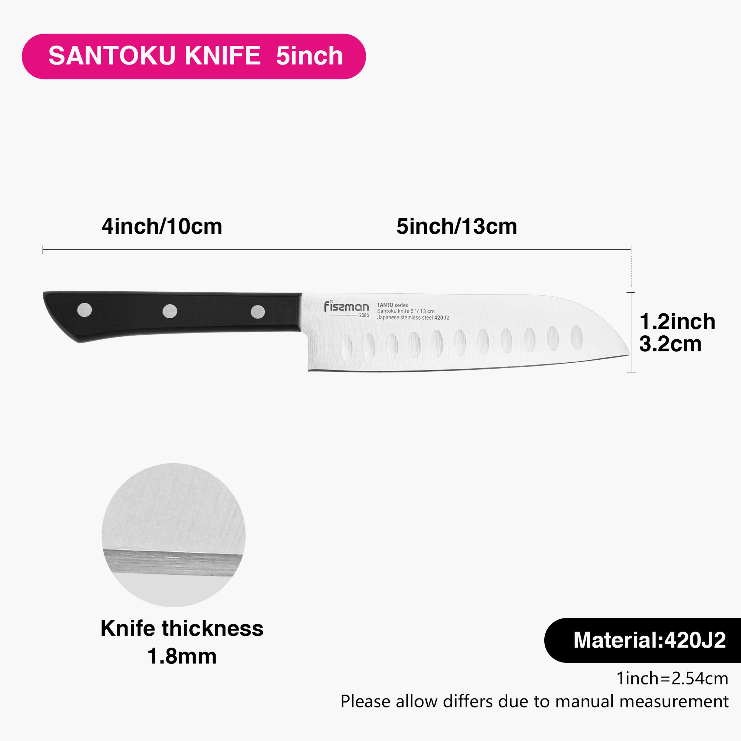 سكين سانتوكو ستانلس ستيل من فيسمان - تانتو-household-kitchen-kitchentoolsandutensils-knives-image-6