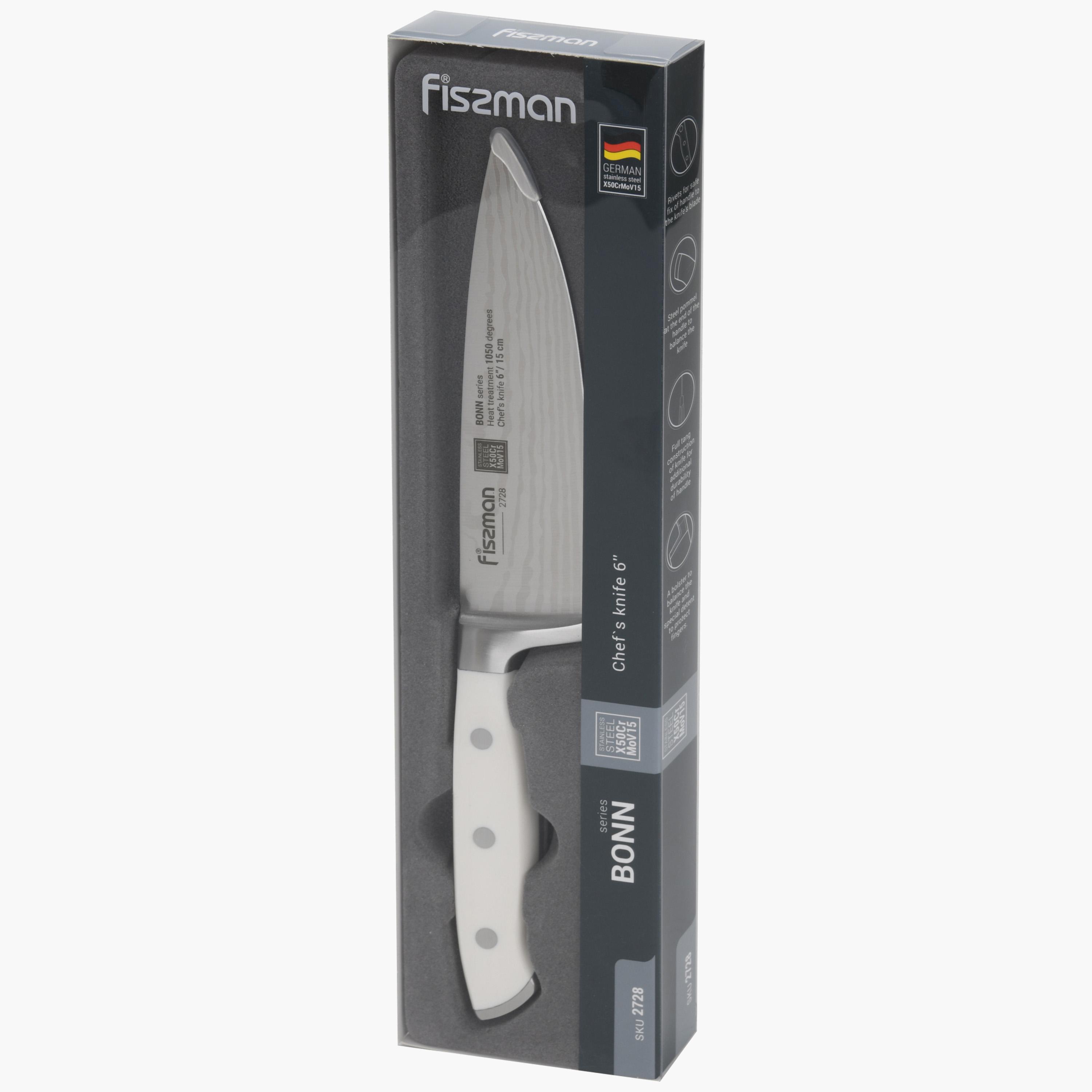 سكين شيف 6 بوصة ستانلس ستيل من فيسمان - بون-household-kitchen-kitchentoolsandutensils-knives-image-7
